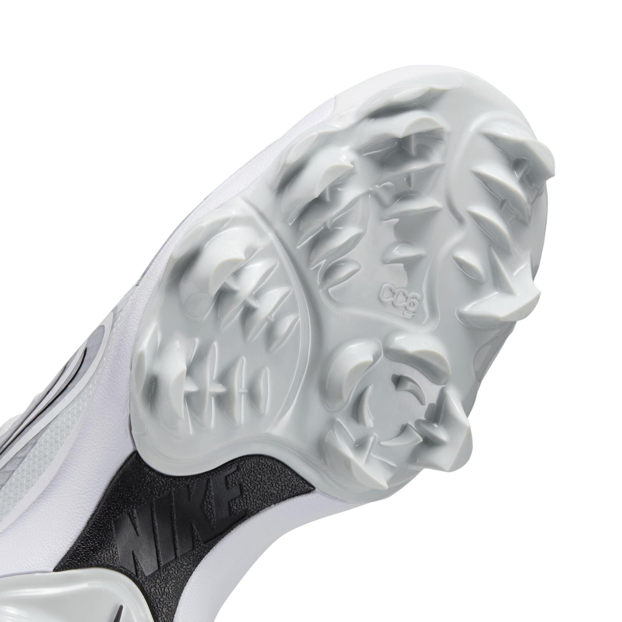 Nike Force Trout 9 Pro MCS  Grade School Boys' "Wolf Grey/White/Pure Platinum/Black" Baseball Cleat