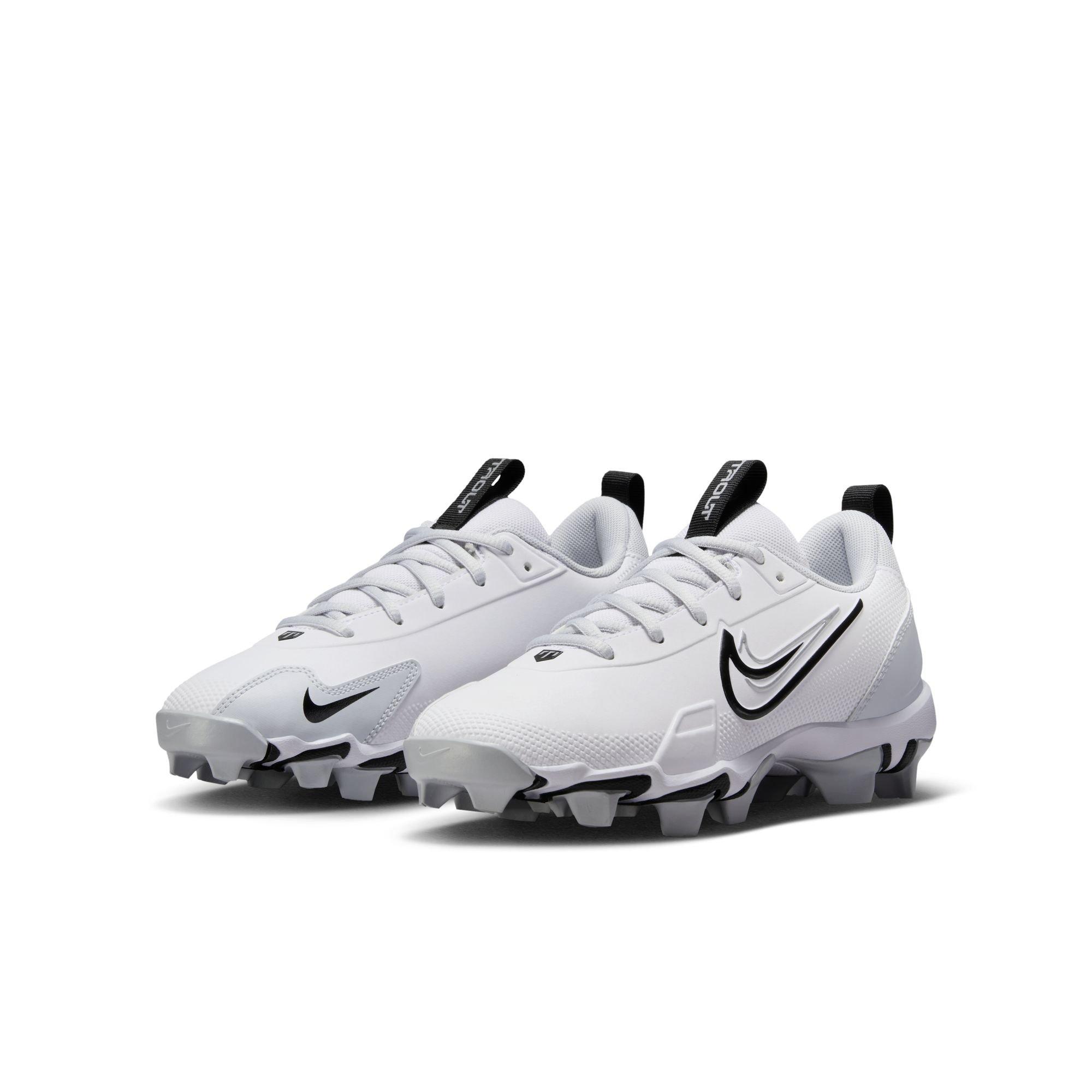 Nike Force Trout 9 Keystone  Preschool Boys' "White/Black/Pure Platinum" Baseball Cleat