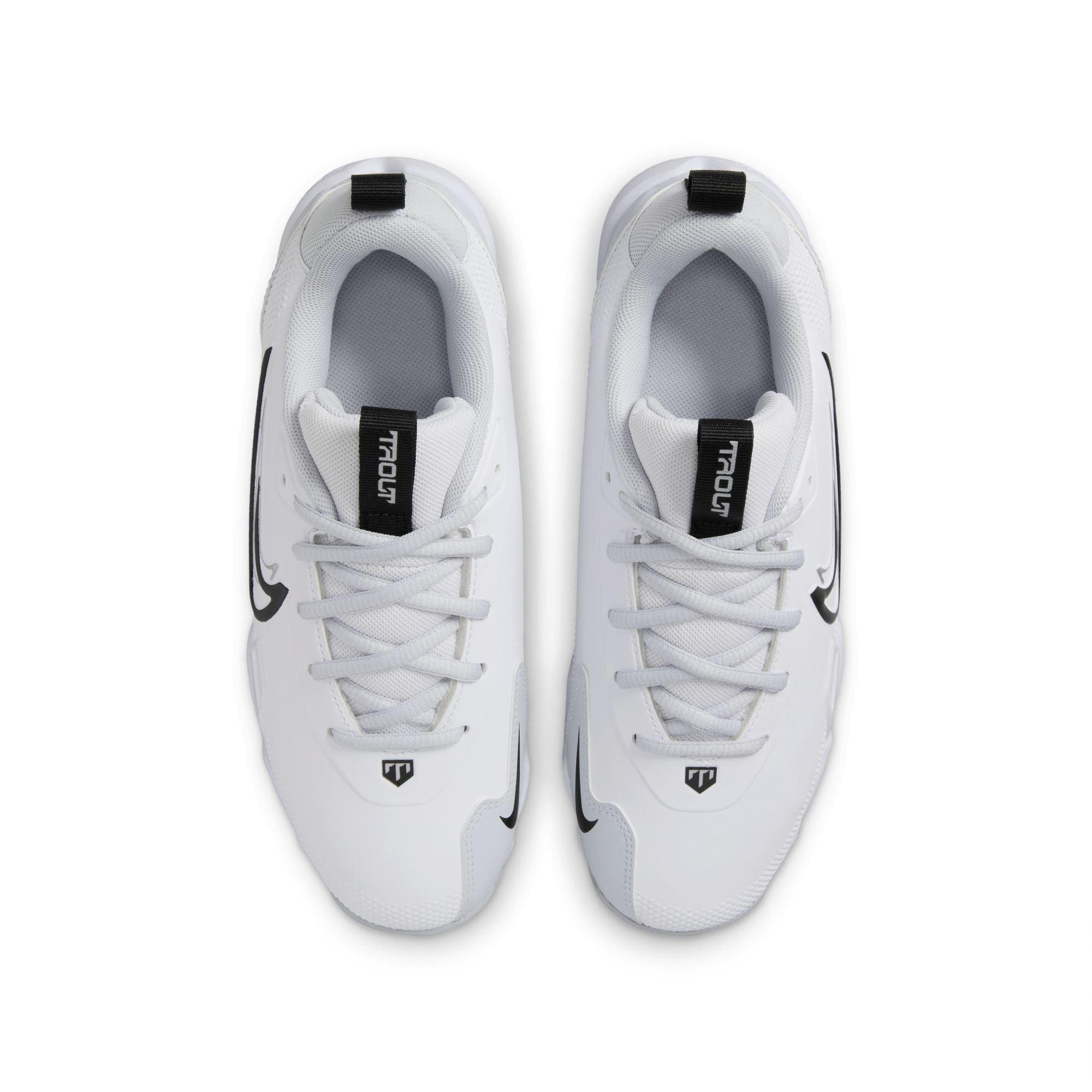 Nike Force Trout 9 Keystone  Preschool Boys' "White/Black/Pure Platinum" Baseball Cleat