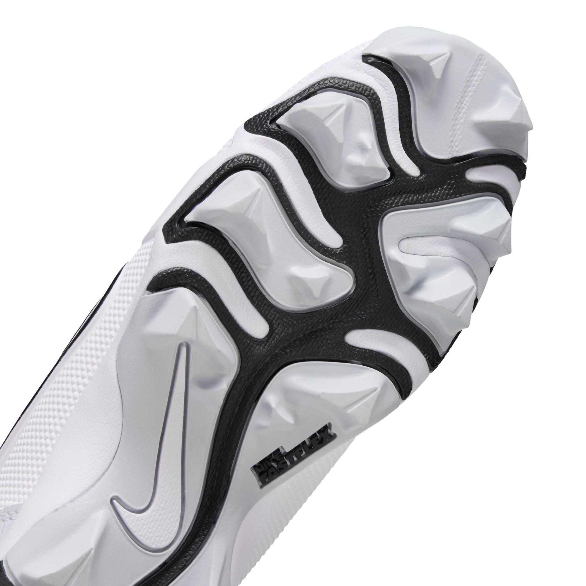 Nike Force Trout 9 Keystone  Preschool Boys' "White/Black/Pure Platinum" Baseball Cleat