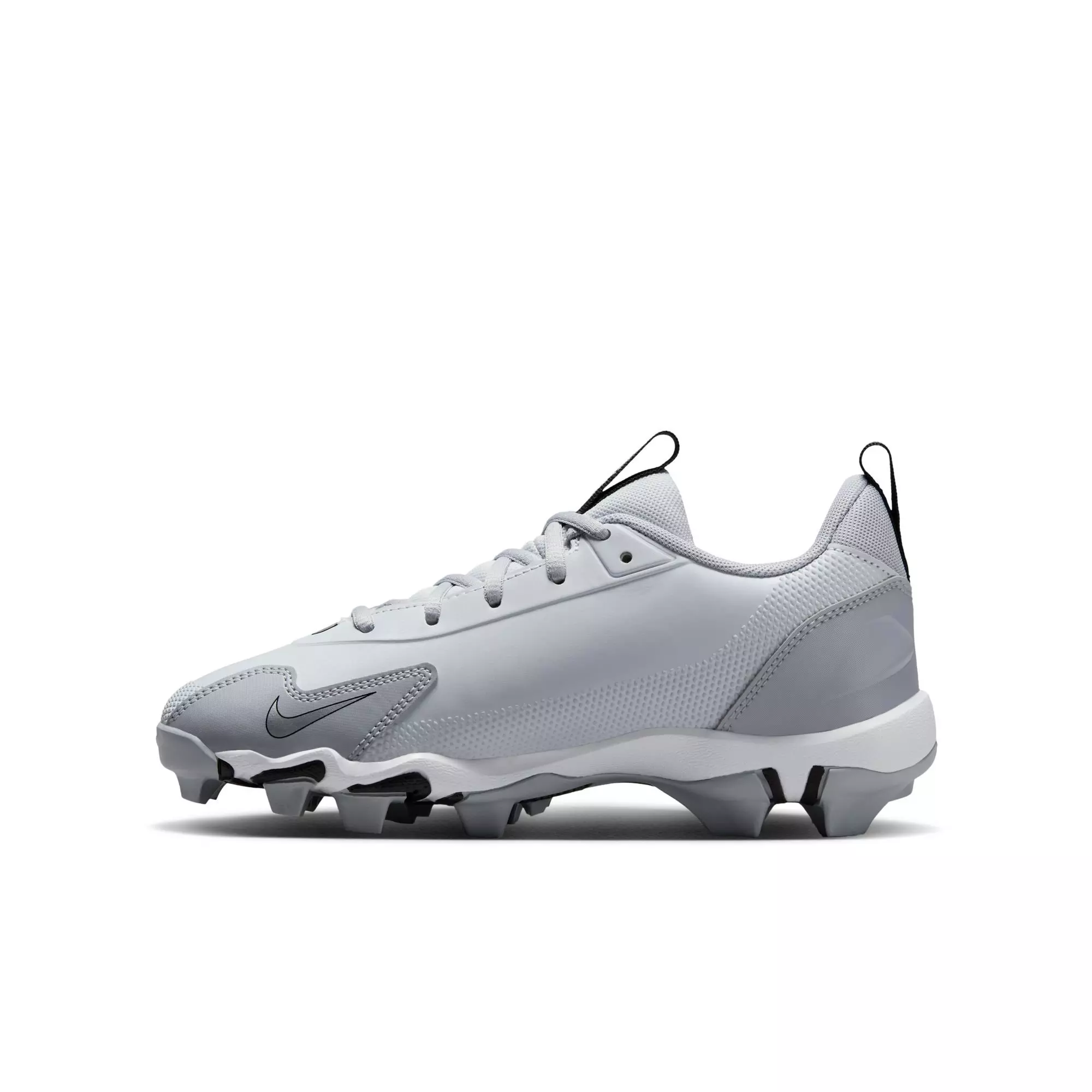 Nike Force Trout 9 Keystone "Pure Platinum/White/Wolf Grey/Black" Preschool Boys' Baseball Cleat - GREY/BLACK
