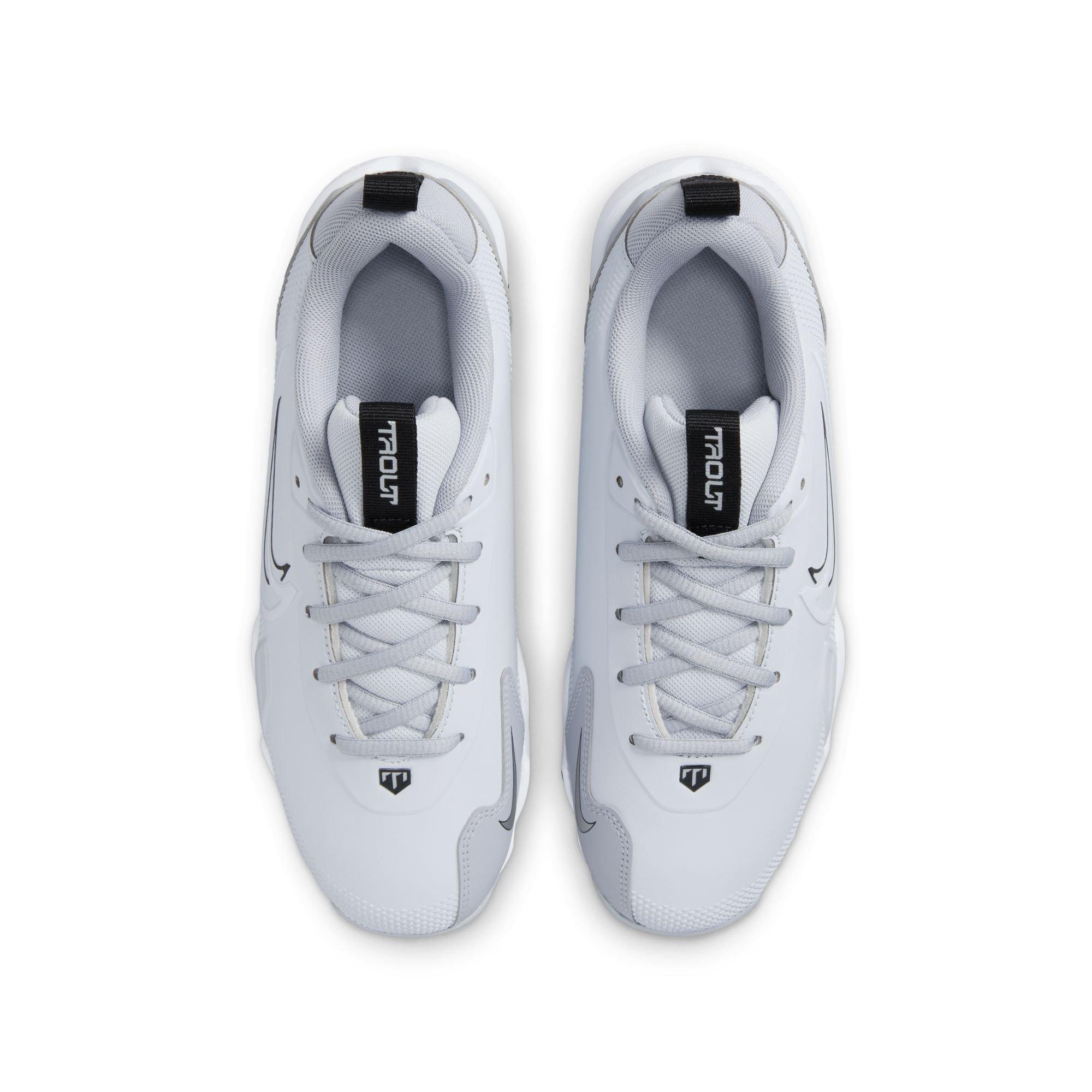 Nike Force Trout 9 Keystone  Preschool Boys' "Pure Platinum/White/Wolf Grey/Black" Baseball Cleat
