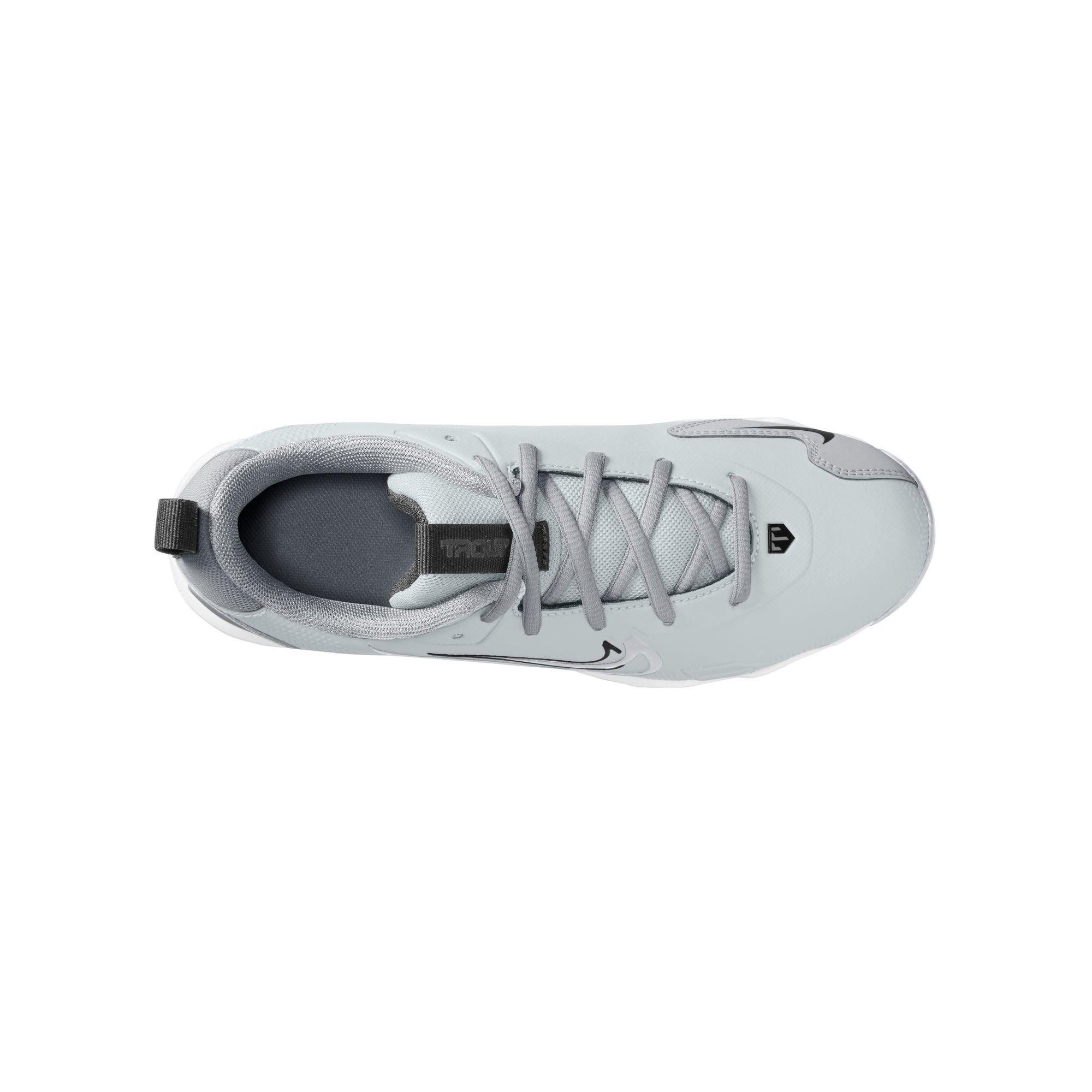 Nike Force Trout 9 Keystone  Preschool Boys' "Pure Platinum/White/Wolf Grey/Black" Baseball Cleat