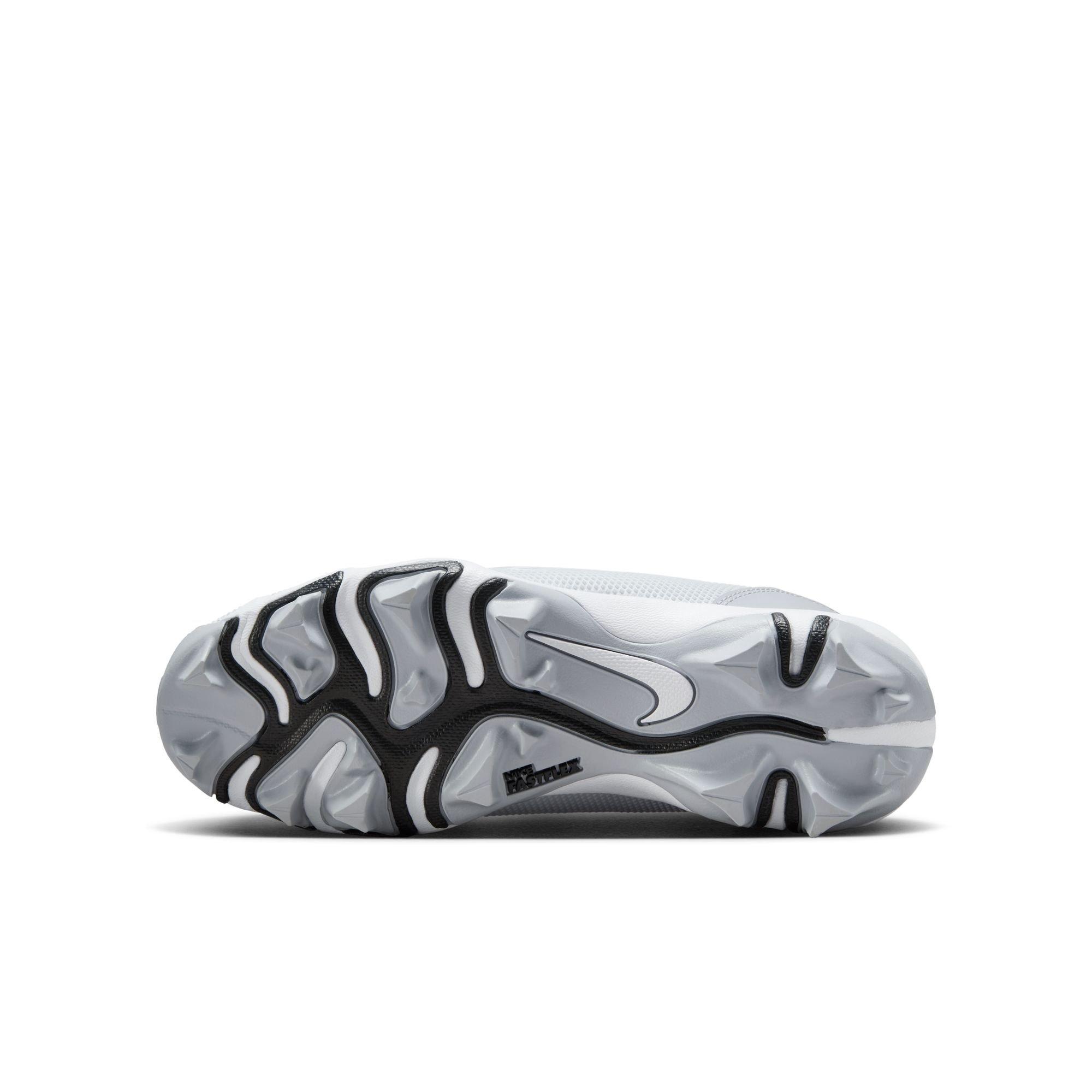 Nike Force Trout 9 Keystone  Preschool Boys' "Pure Platinum/White/Wolf Grey/Black" Baseball Cleat