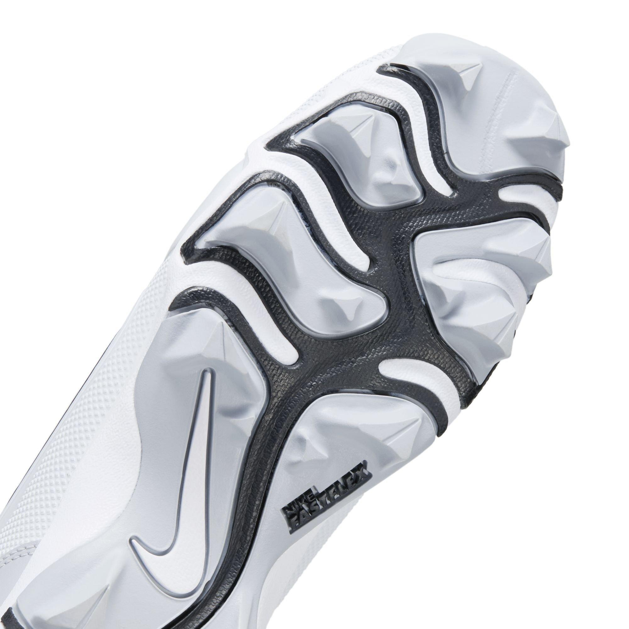 Nike Force Trout 9 Keystone  Preschool Boys' "Pure Platinum/White/Wolf Grey/Black" Baseball Cleat