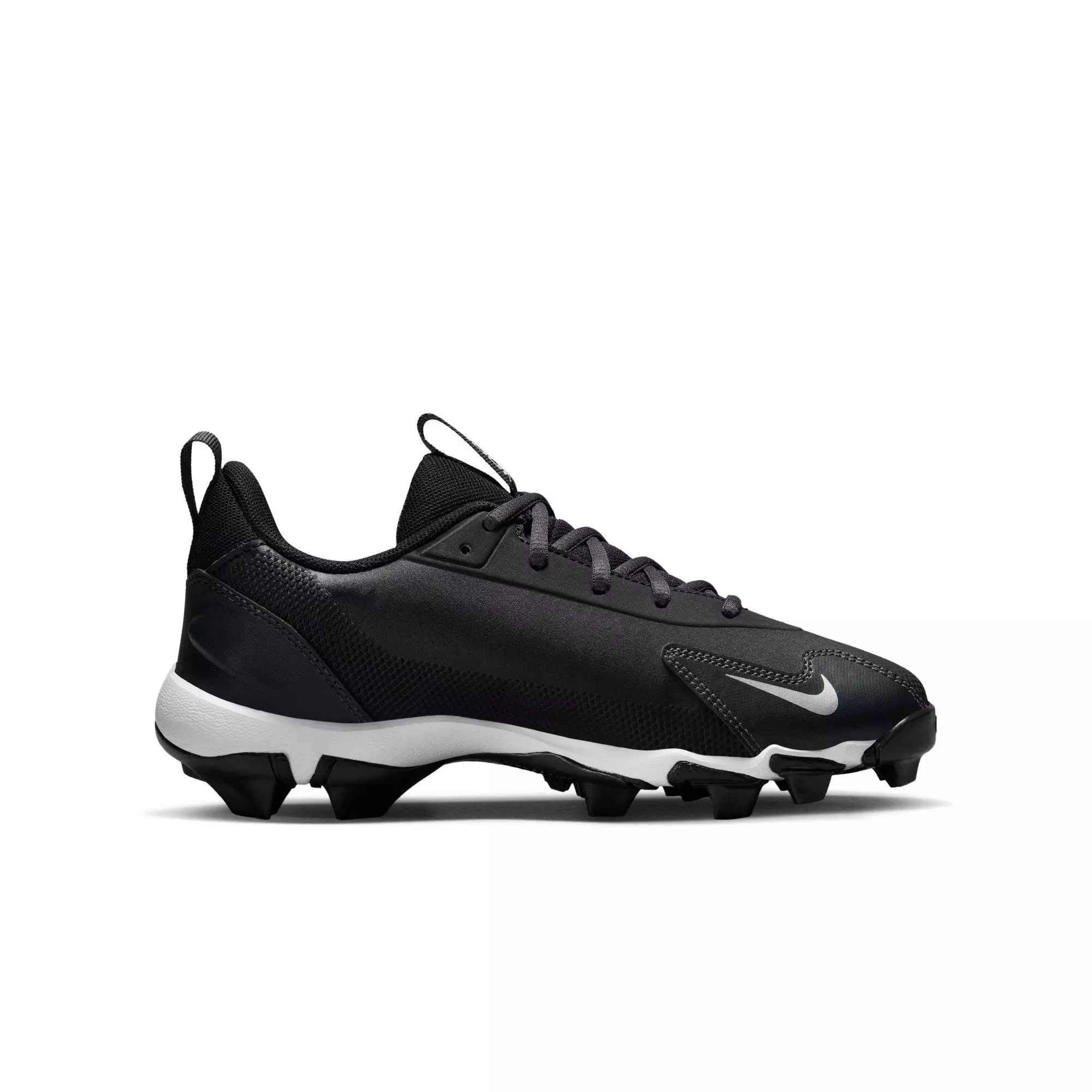 Nike Force Trout 9 Keystone "Black/White/Anthracite/Metallic Silver" Preschool Boys' Baseball Cleat - BLACK/WHITE