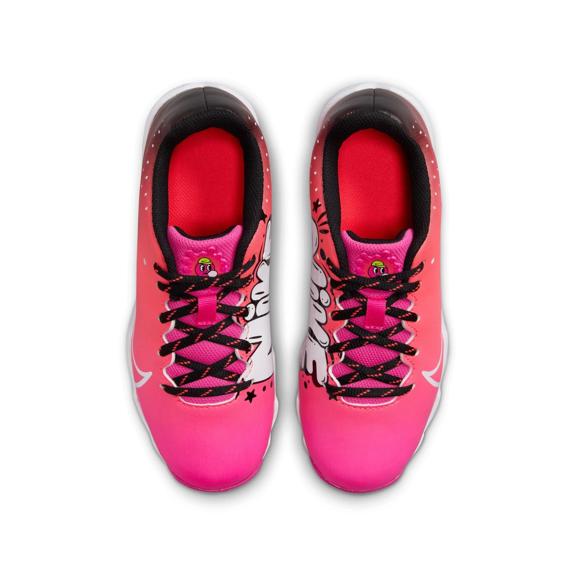Nike Hyperdiamond 4 Keystone GG  Preschool Girls' "Fuchsia/White/Hot Punch/Black" Softball Cleat