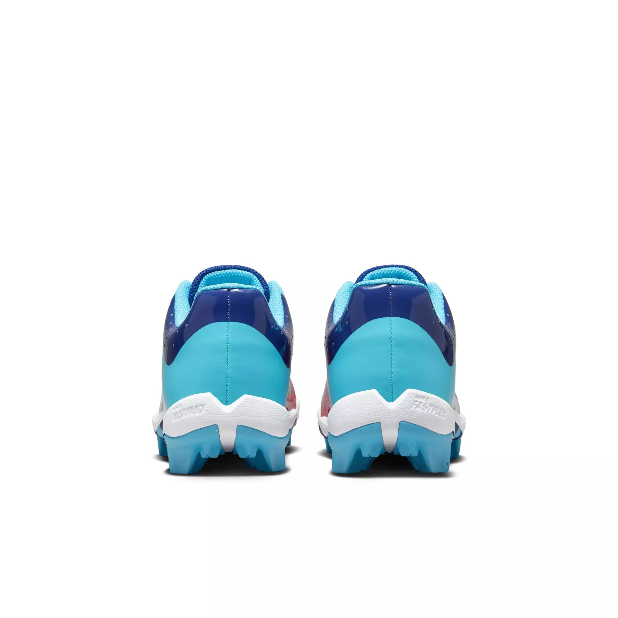 Nike Hyperdiamond 4 Keystone GG "Crimson/Royal Blue/Baltic Blue" Preschool Girls' Softball Cleat - RED/BLUE