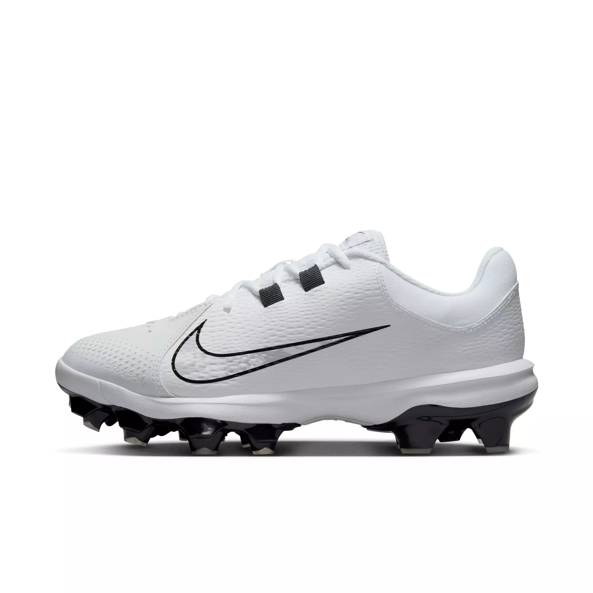 Nike Hyperdiamond 4 Pro MCS "White/Black/Pure Platinum" Women's Softball Cleat - WHITE/BLACK