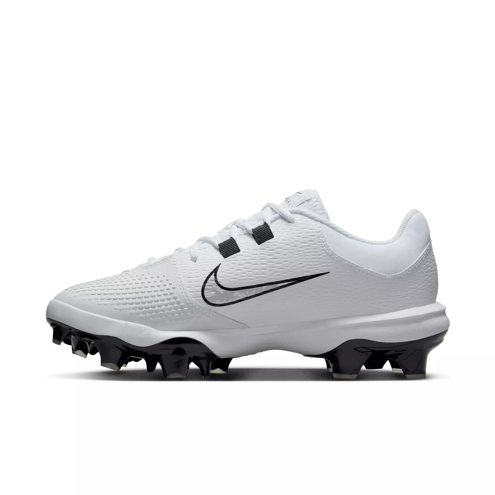 Nike Hyperdiamond 4 Pro MCS "White/Black/Pure Platinum" Women's Softball Cleat - WHITE/BLACK