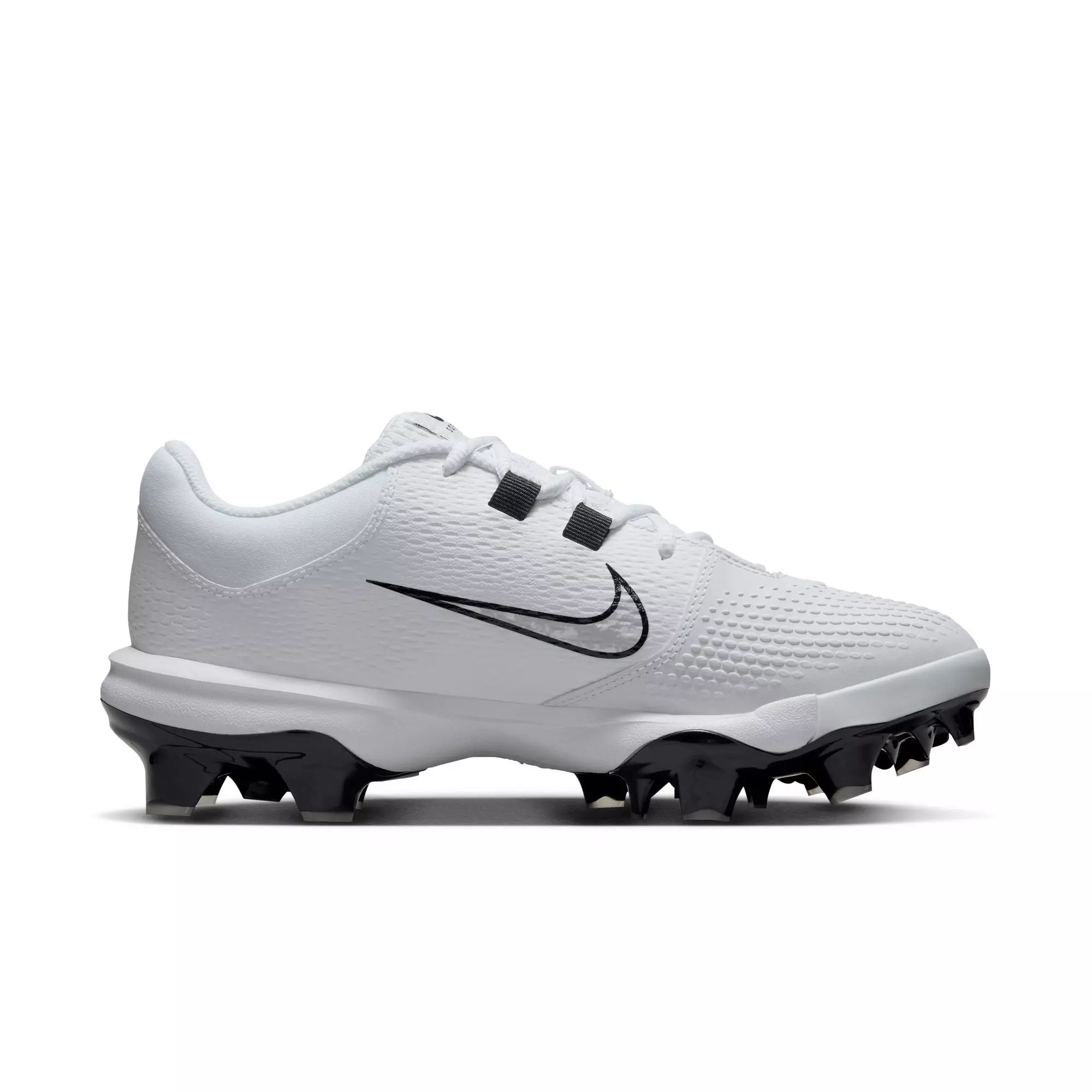 Nike Hyperdiamond 4 Pro MCS "White/Black/Pure Platinum" Women's Softball Cleat - WHITE/BLACK
