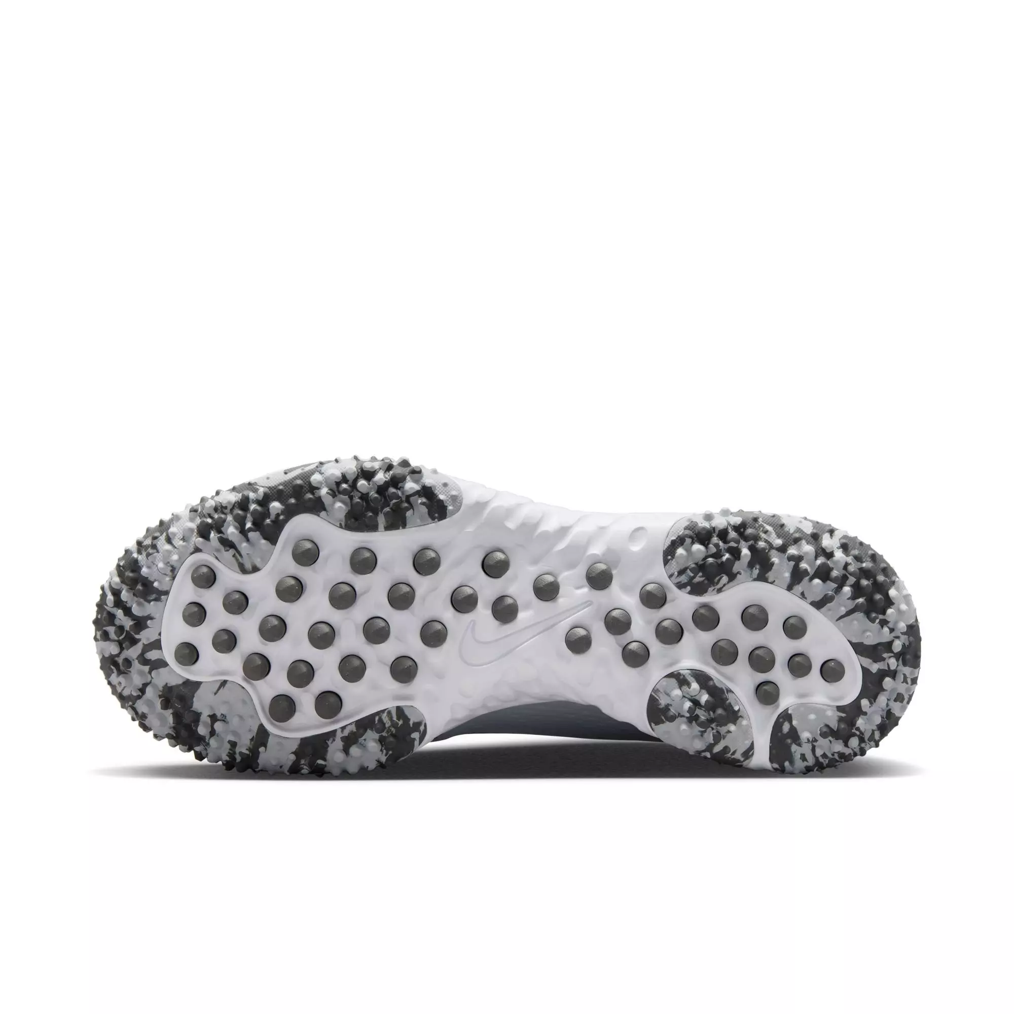 Nike Alpha Huarache Elite 4 Turf "Pure Platinum/Wolf Grey/Iron Grey/White" Women's Softball Shoe - GREY/BLACK