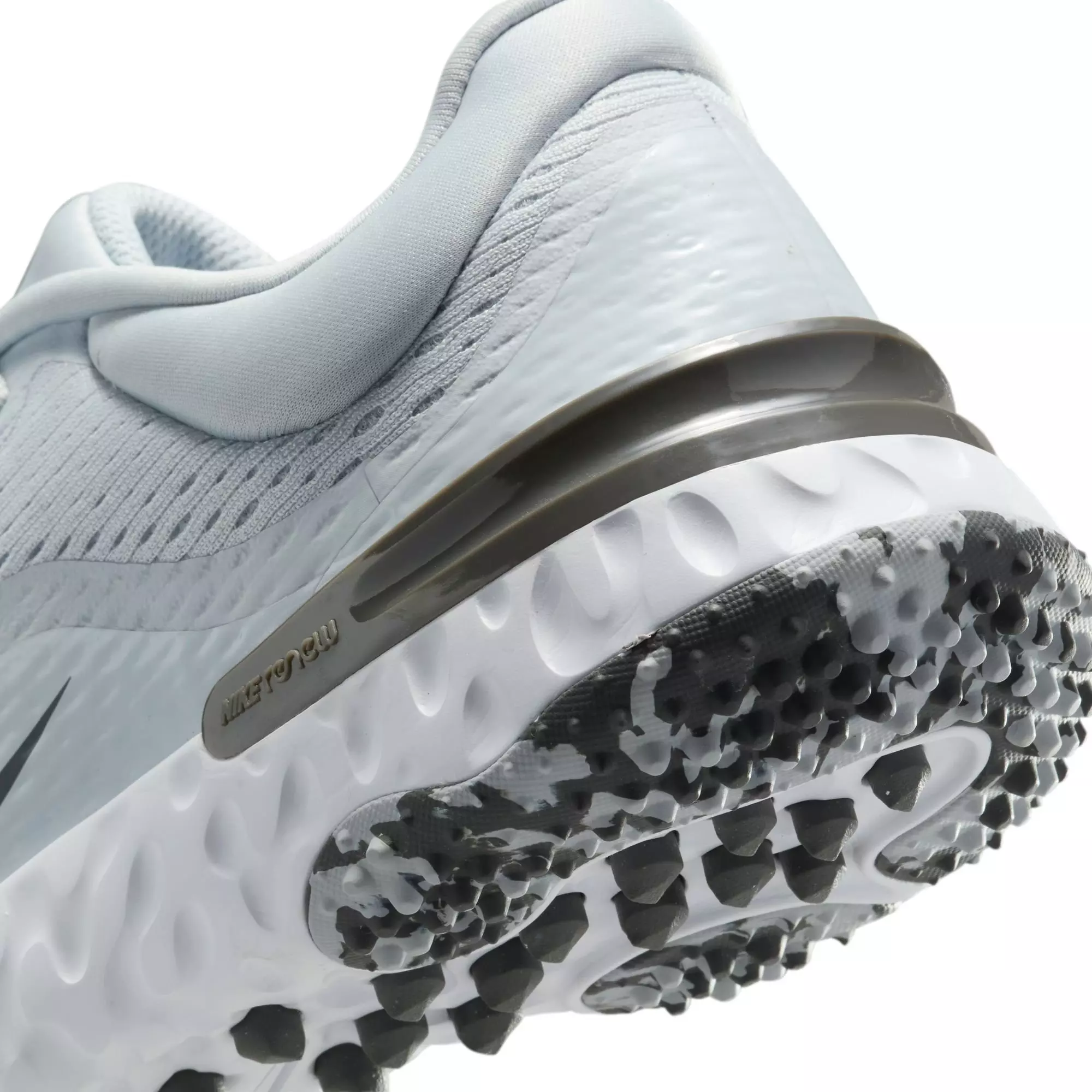 Nike Alpha Huarache Elite 4 Turf "Pure Platinum/Wolf Grey/Iron Grey/White" Women's Softball Shoe - GREY/BLACK