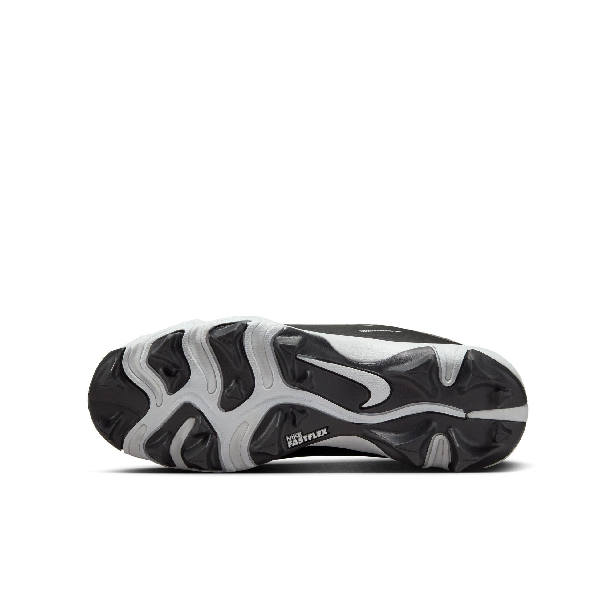 Nike Hyperdiamond 4 Keystone GG Grade School Girls'  Shoe "Black/Iron Grey/Pure Platinum"