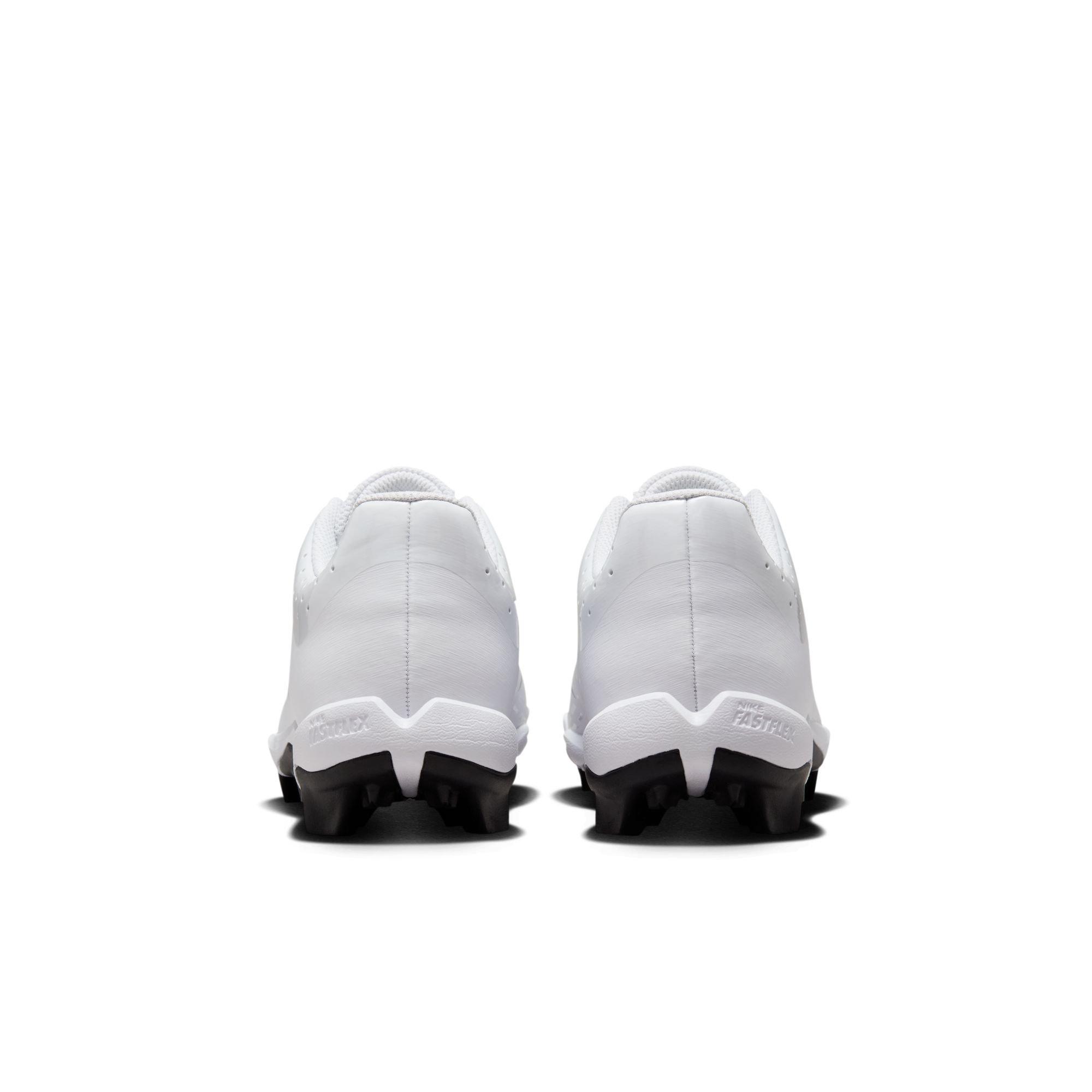 Nike Hyperdiamond 4 Keystone  Grade School Girls' "White/Pure Platinum/Black" Baseball Cleat