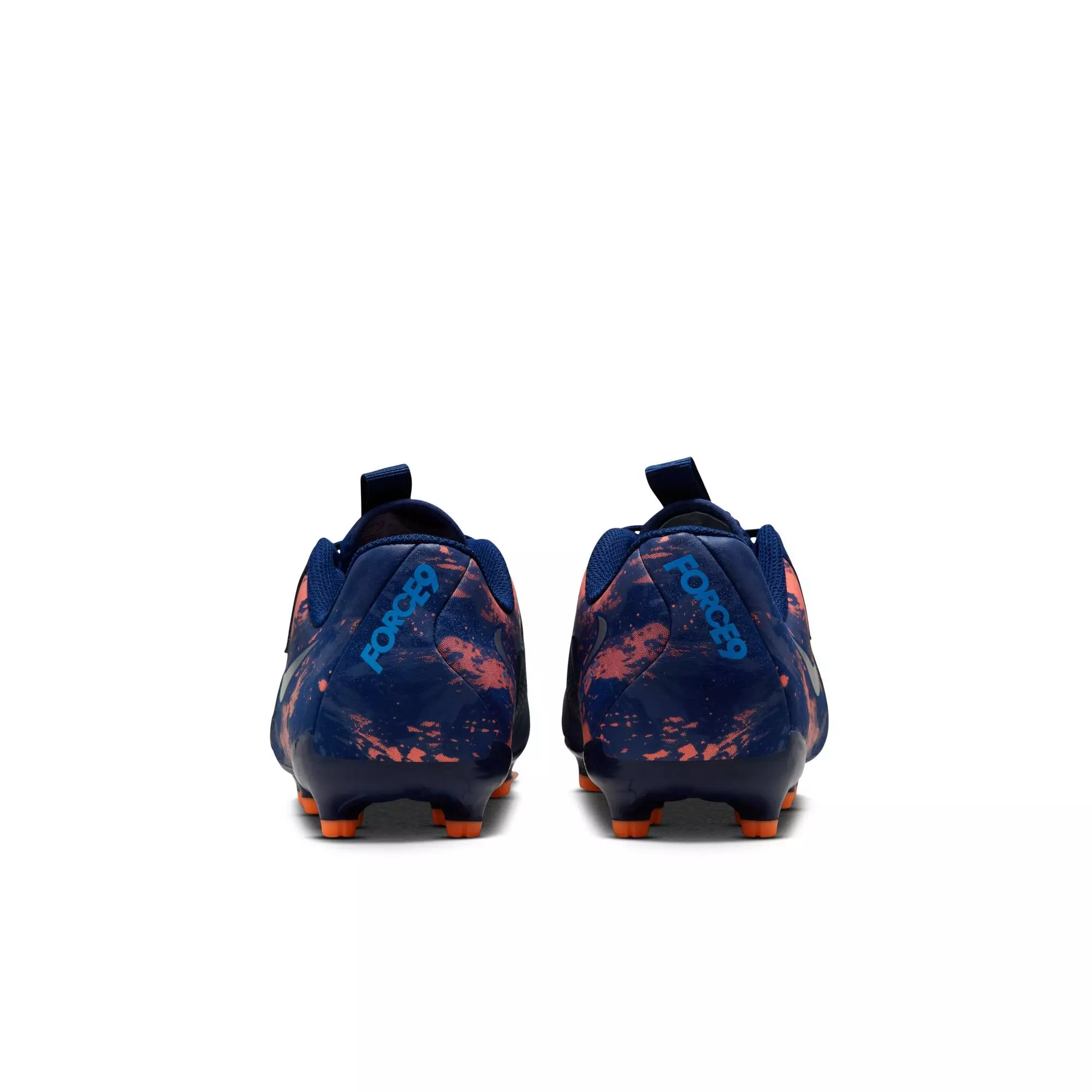 Nike Jr. Phantom GX 2 Academy "Erling Haaland" MG Grade School Boys' Soccer Cleat - SILVER/BLUE