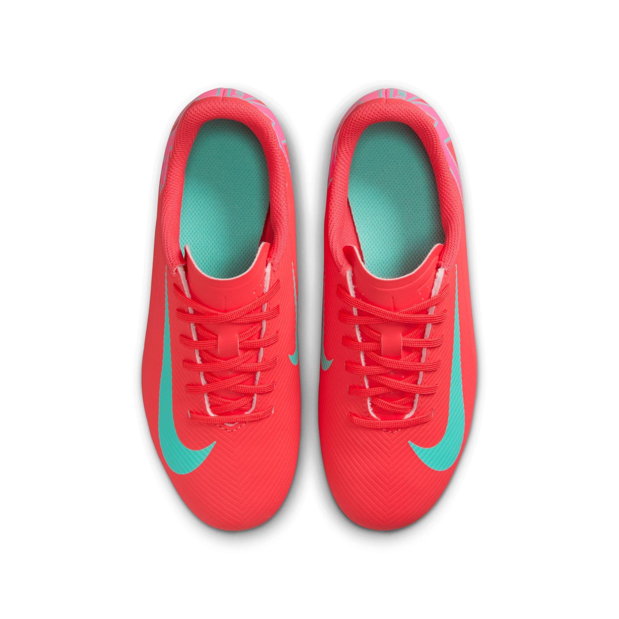 Nike Jr. Mercurial Vapor 16 Club MG  Grade School Boys' "Ember Glow/Aurora Green" Soccer Cleat