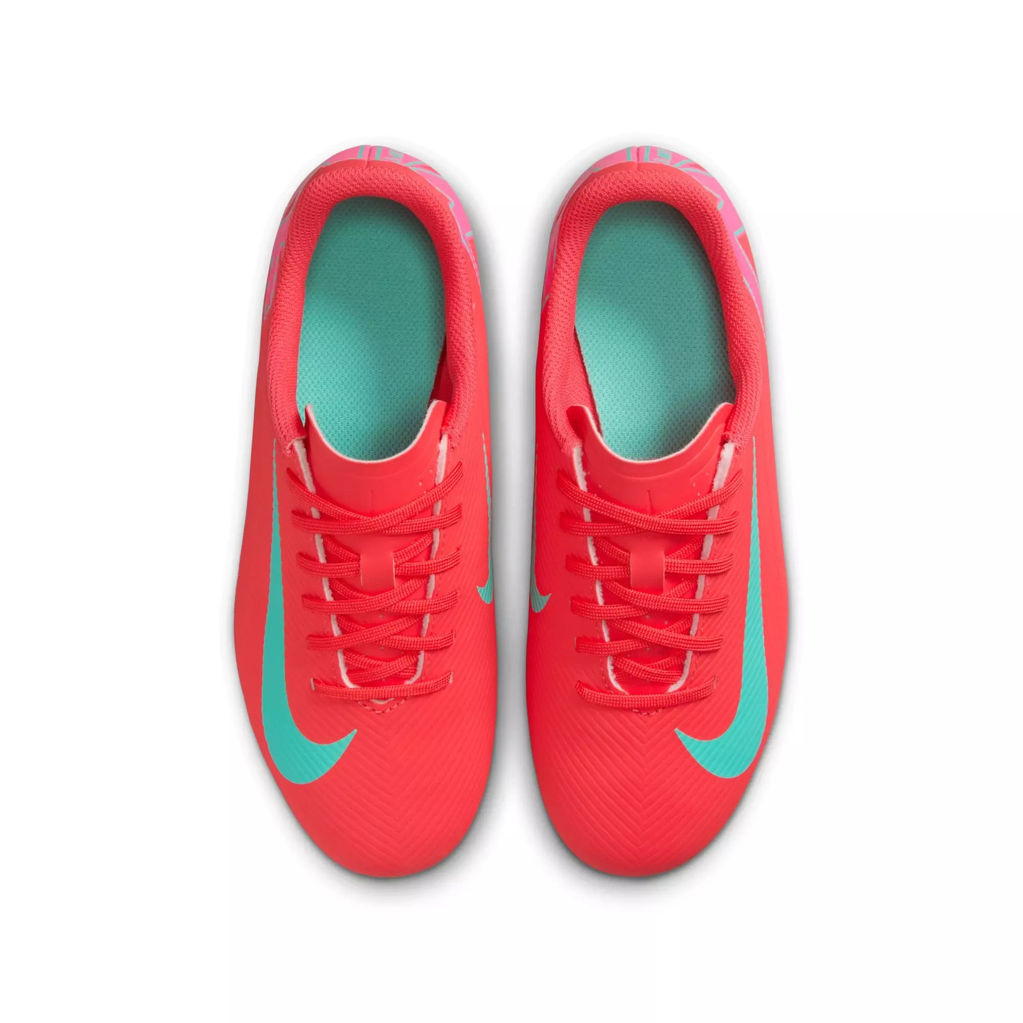 Nike Jr. Mercurial Vapor 16 Club MG "Ember Glow/Aurora Green" Grade School Boys' Soccer Cleat - MULTI-COLOR