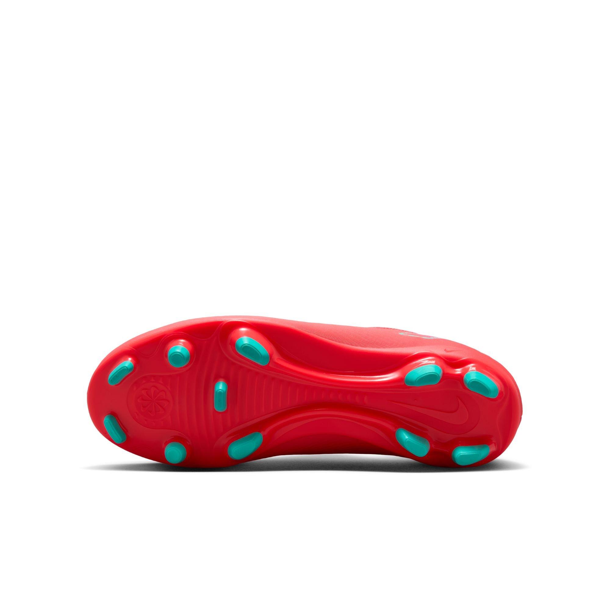 Nike Jr. Mercurial Vapor 16 Club MG  Grade School Boys' "Ember Glow/Aurora Green" Soccer Cleat