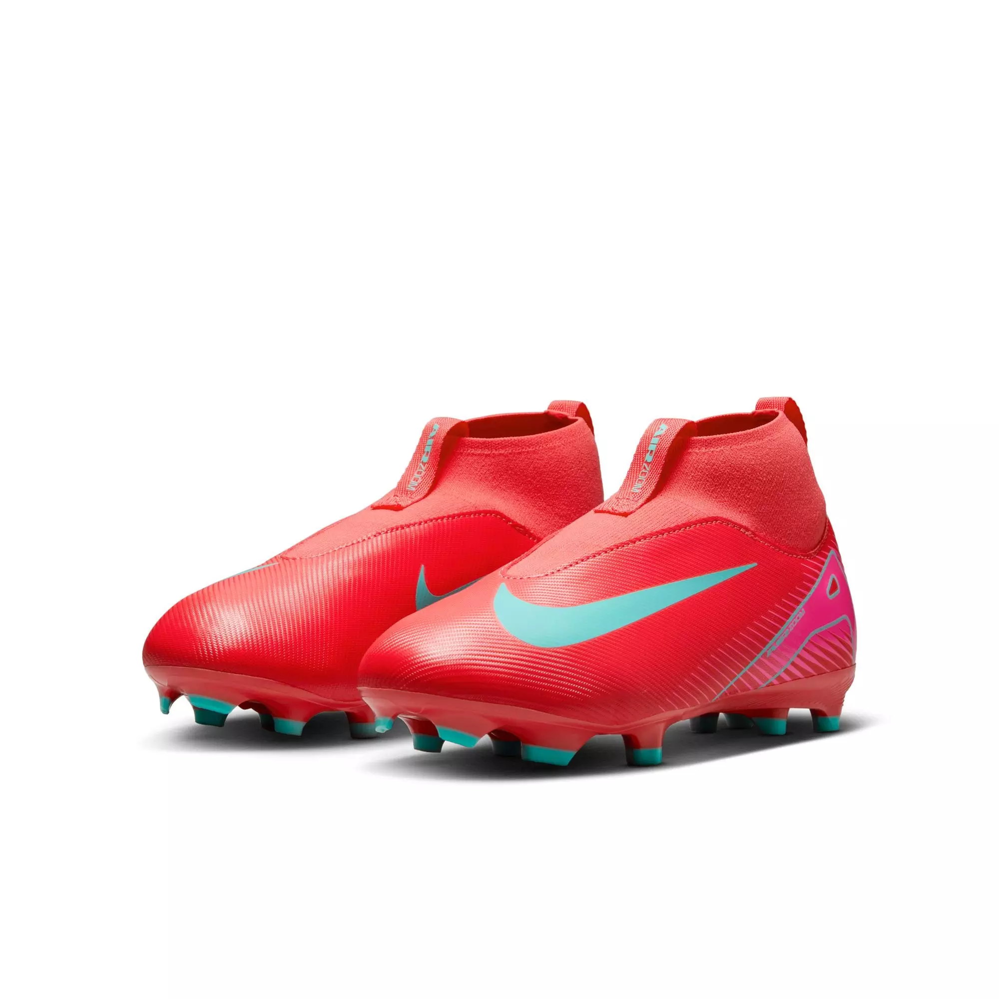 Nike Jr. Mercurial Superfly 10 Academy MG "Ember Glow/Aurora Green" Grade School Boys' Soccer Cleat - MULTI-COLOR