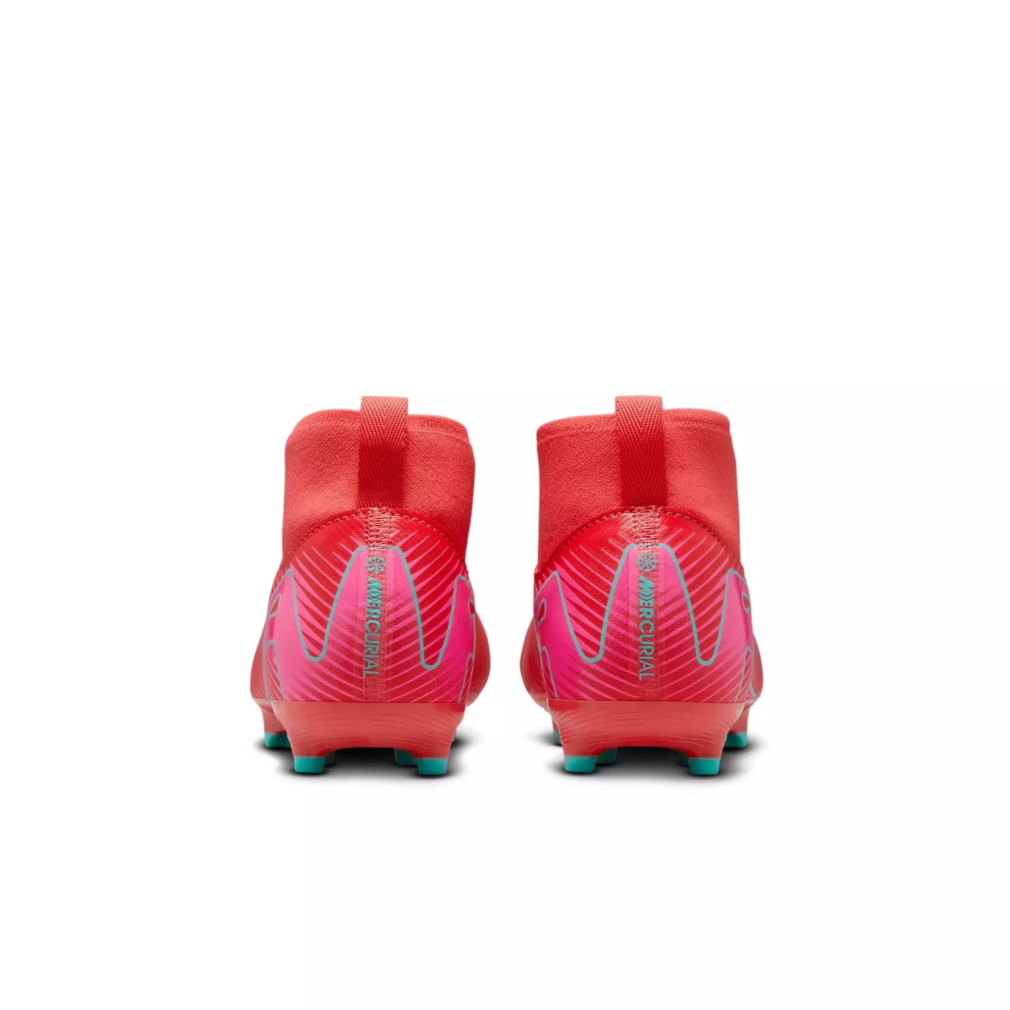 Nike Jr. Mercurial Superfly 10 Academy MG "Ember Glow/Aurora Green" Grade School Boys' Soccer Cleat - MULTI-COLOR