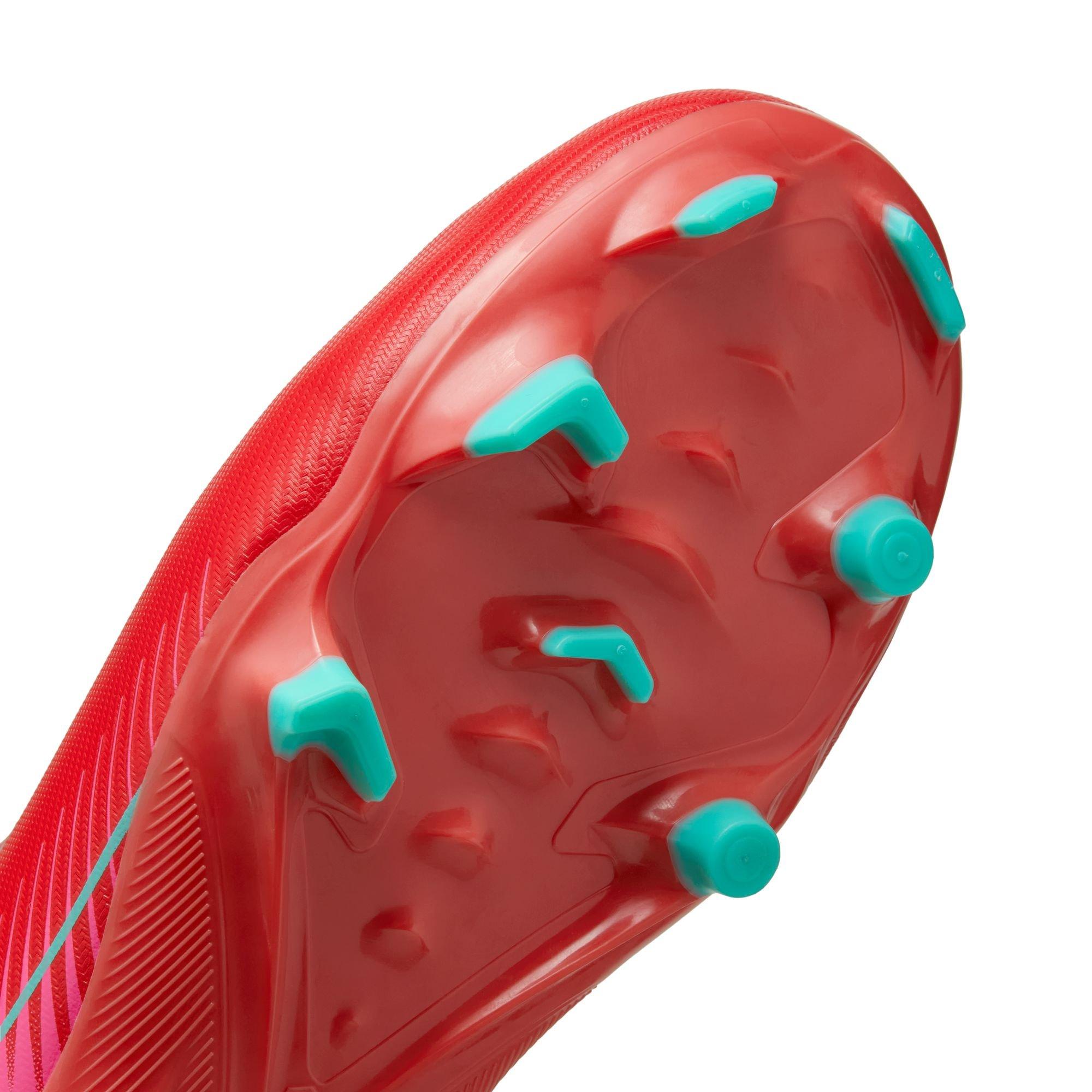 Nike Jr. Mercurial Superfly 10 Academy MG  Grade School Boys' "Ember Glow/Aurora Green" Soccer Cleat