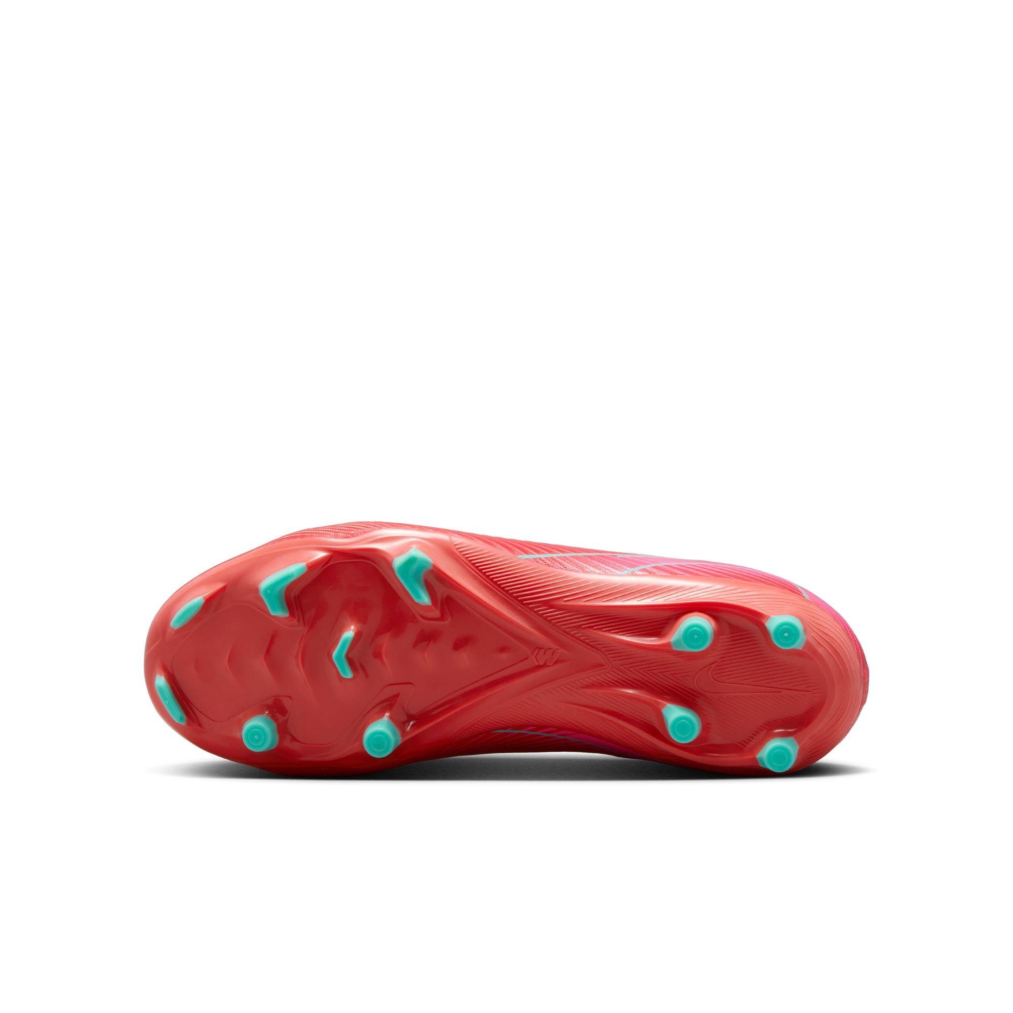 Nike Jr. Mercurial Superfly 10 Academy MG  Grade School Boys' "Ember Glow/Aurora Green" Soccer Cleat