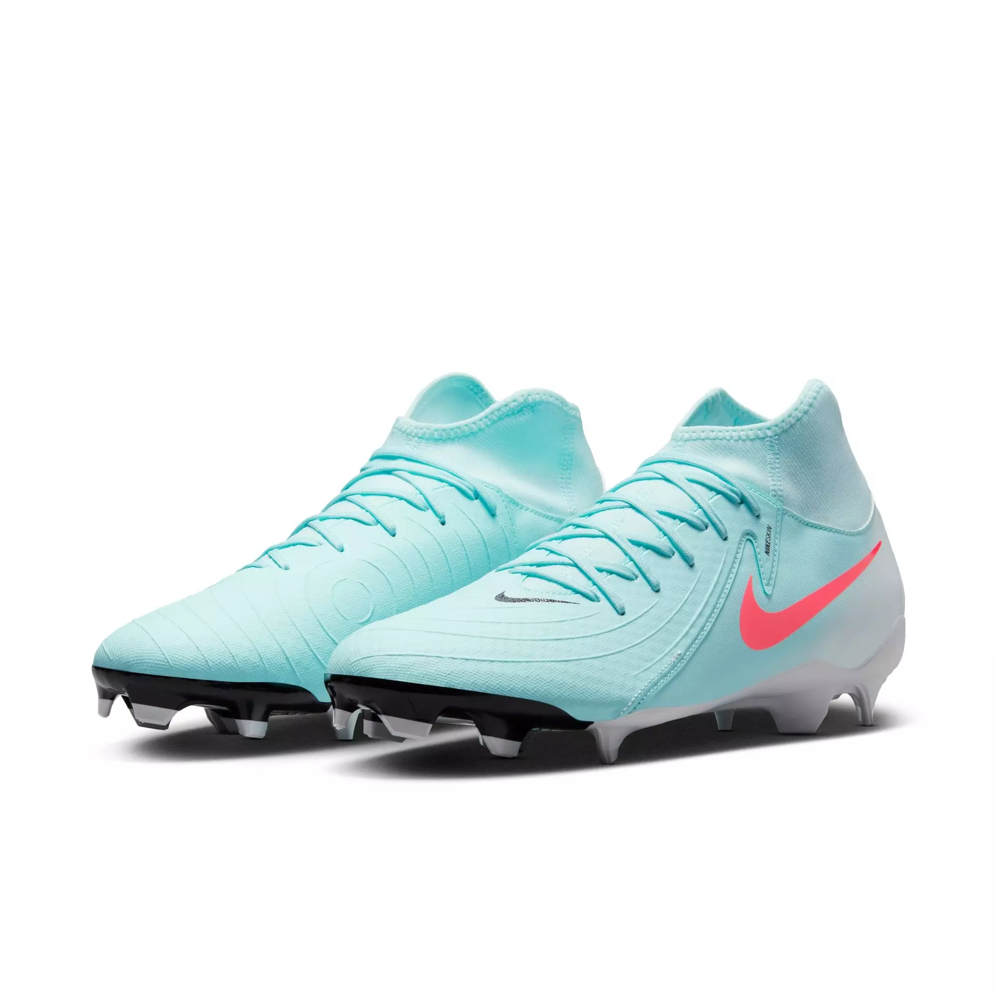 Nike Phantom Luna 2 Academy MG "Mint/Atomic Red/Off Noir" Men's Soccer Cleat - MULTI-COLOR