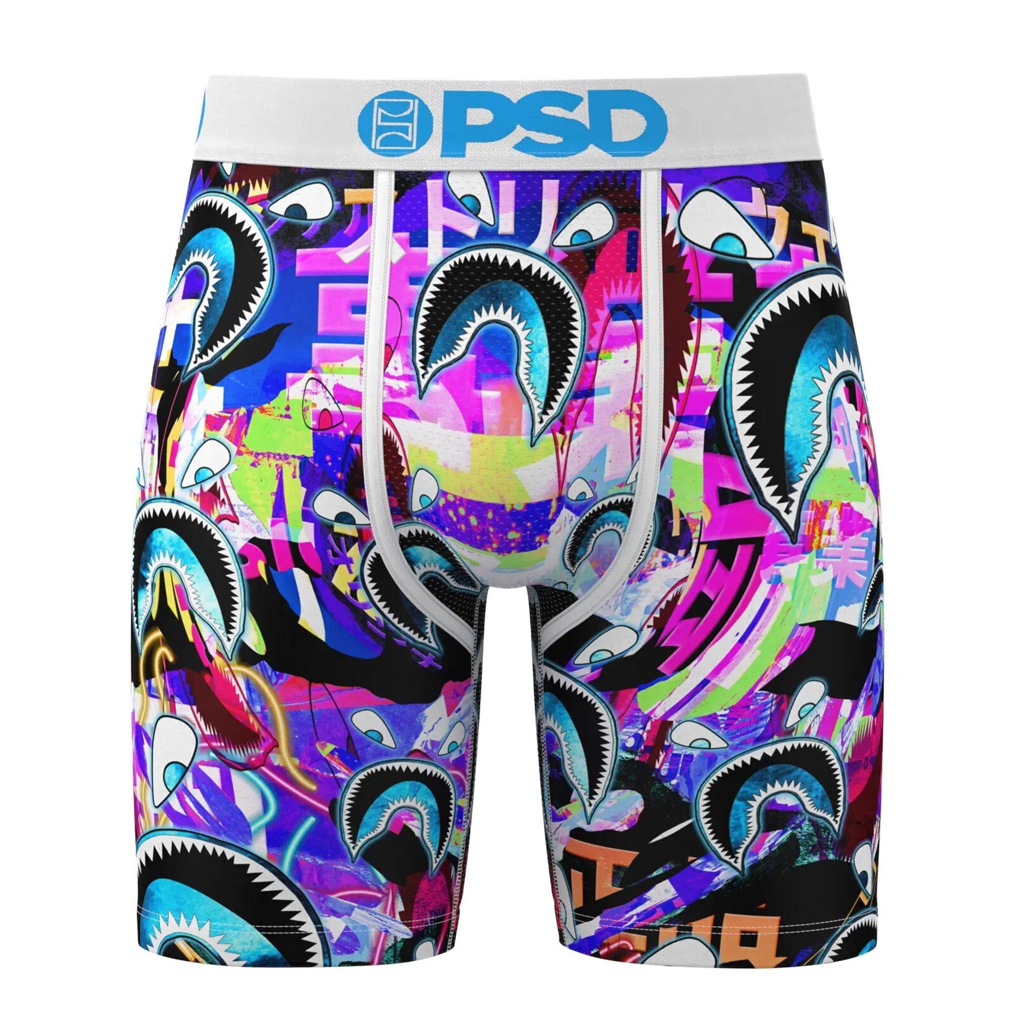 PSD Men's Warface Shark Glitch Underwear - MULTI-COLOR