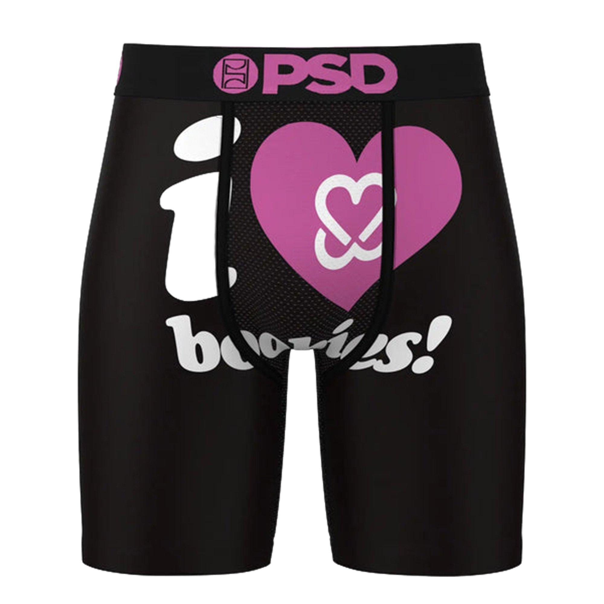 PSD Men's I Heart Boobies Underwear - MULTI-COLOR