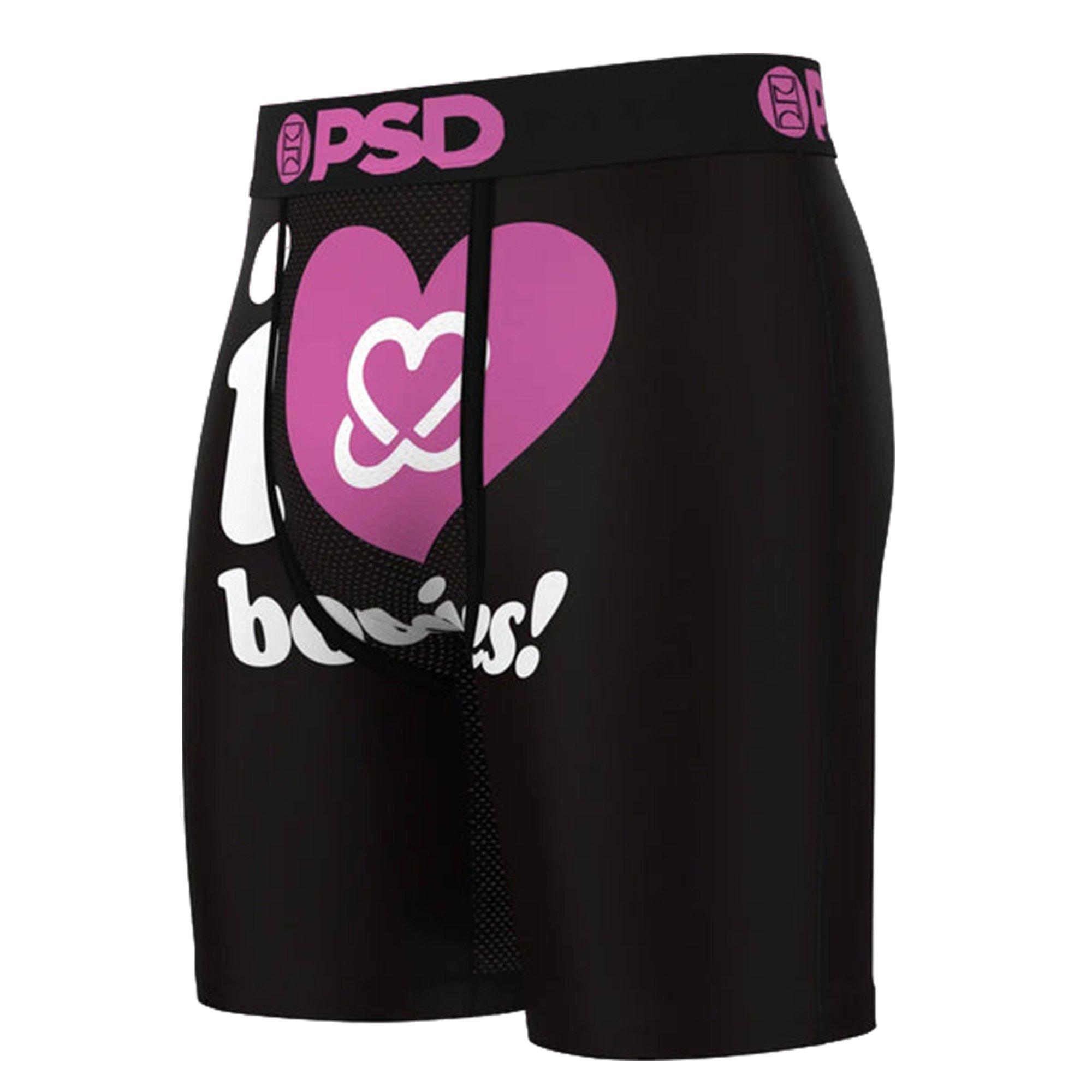 PSD I Heart Boobies Men's Underwear