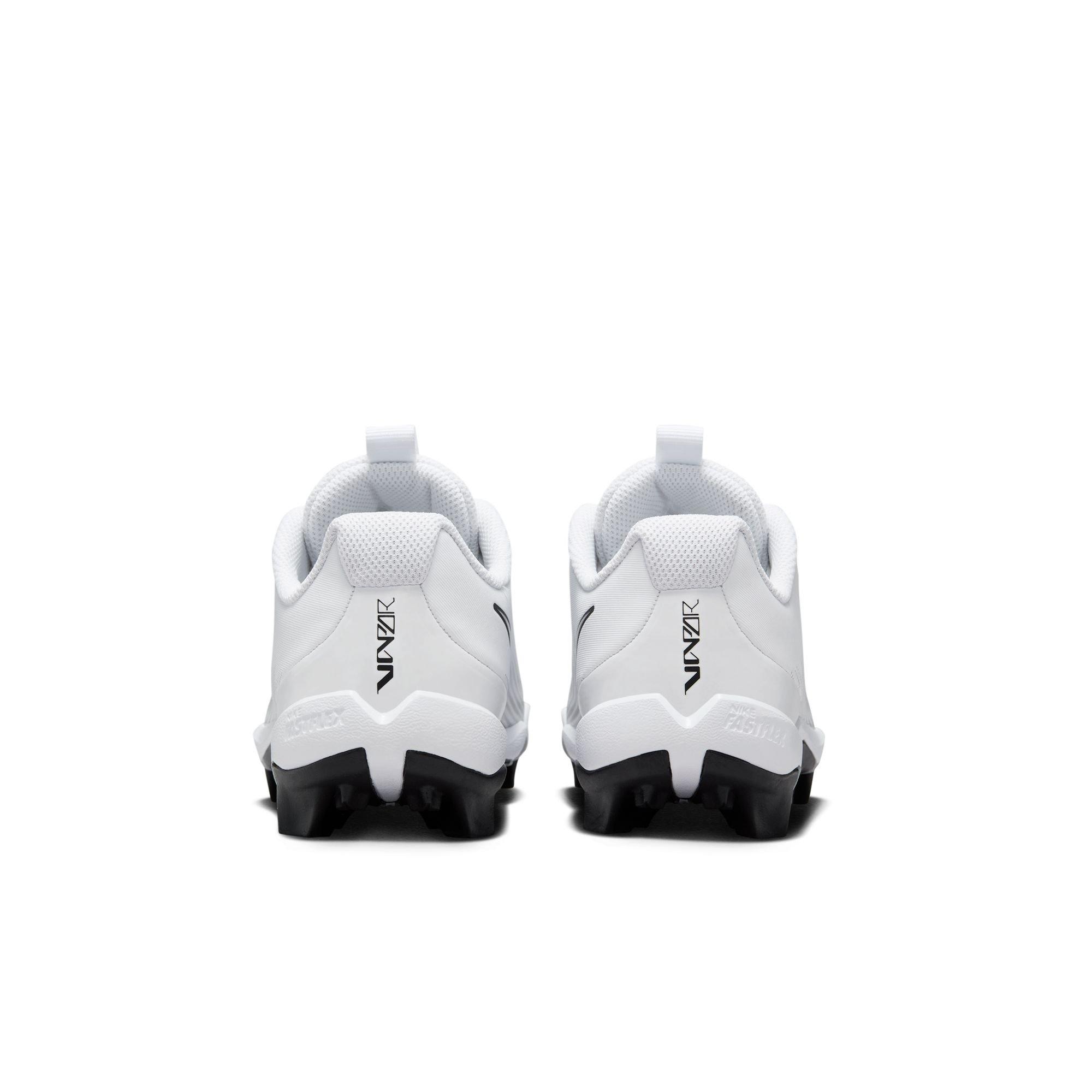 Nike Vapor Shark 3  Grade School Boys' "White/Metallic Silver/Wolf Grey/Black" Football Cleat
