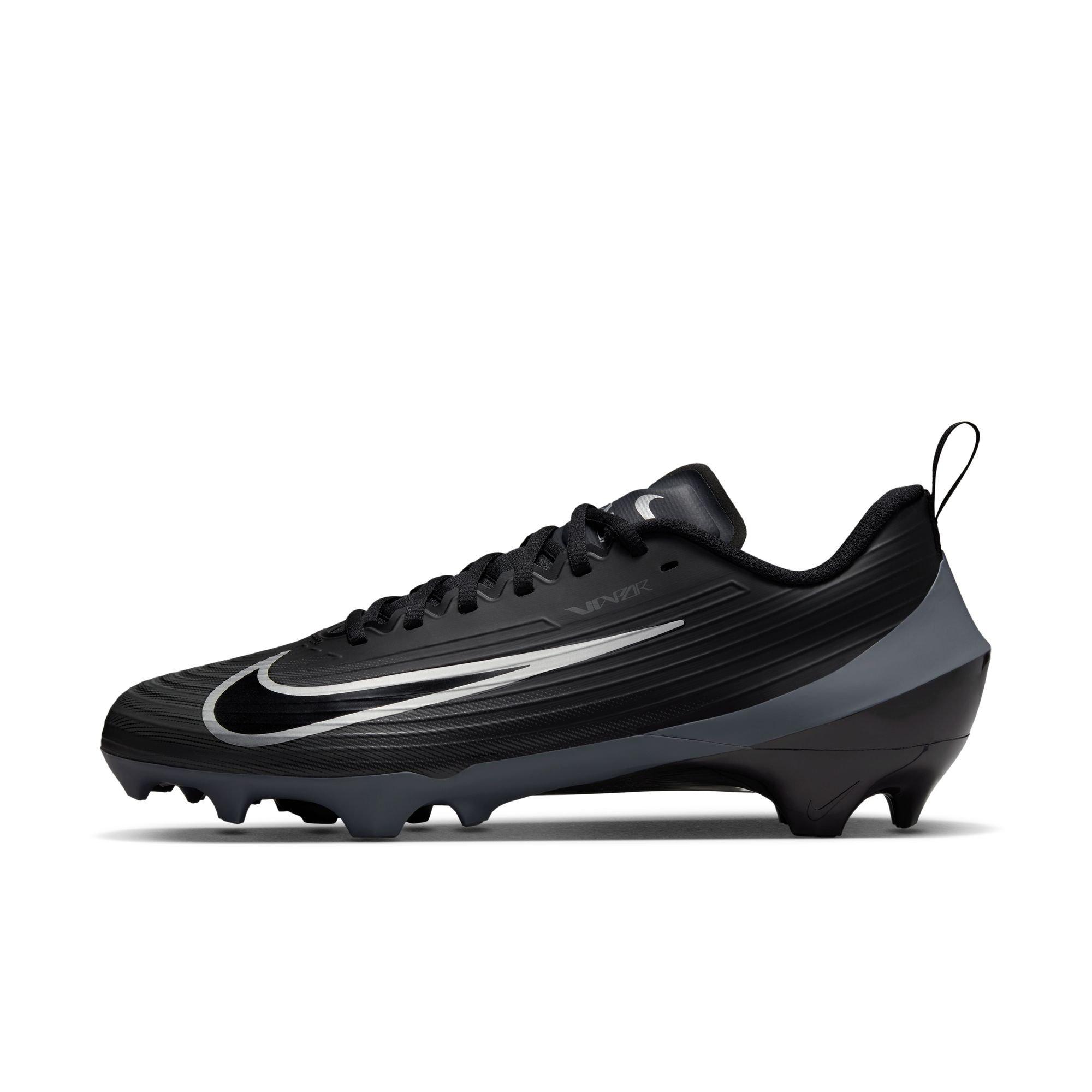Nike Vapor Speed 3 "Black/Grey" Men's Football Cleat - BLACK/SILVER/GREY Thumbnail View 3