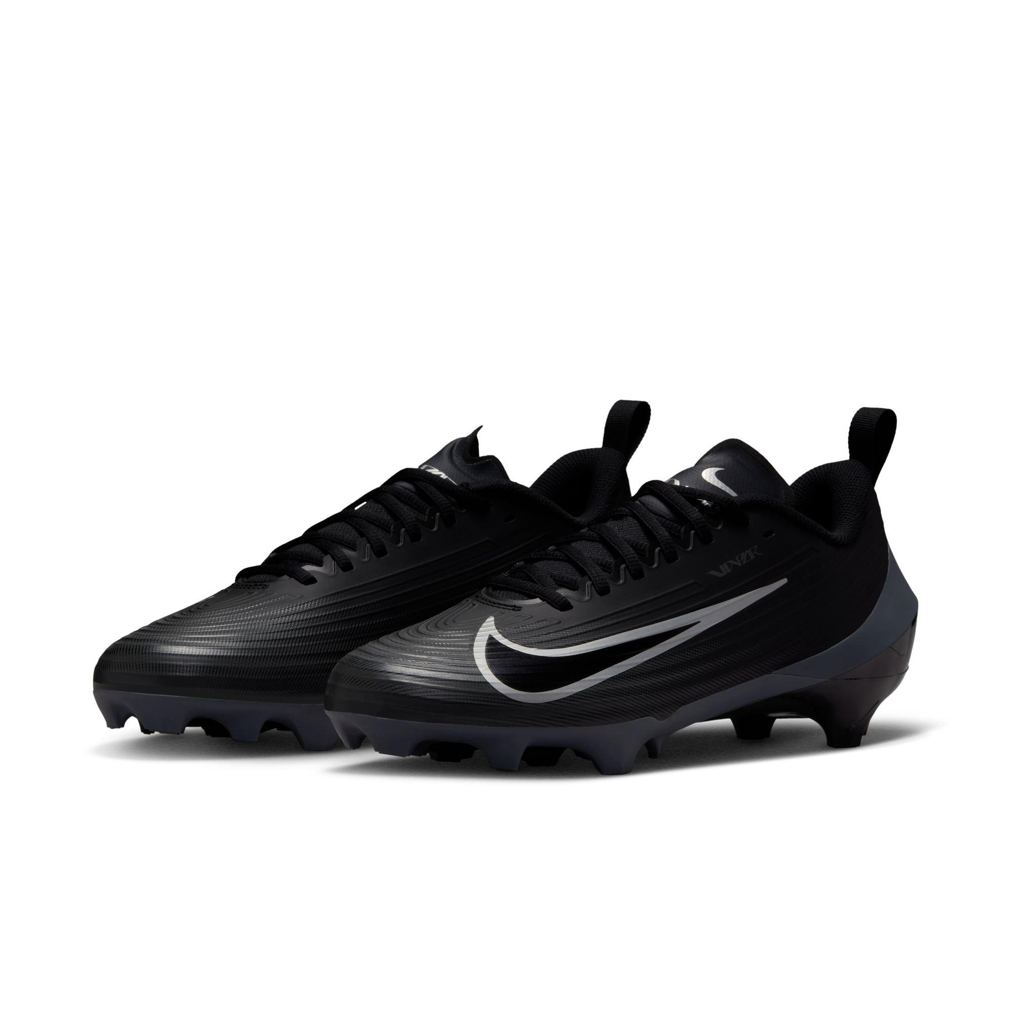 Nike Vapor Speed 3 "Black/Grey" Men's Football Cleat - BLACK/SILVER/GREY Thumbnail View 5