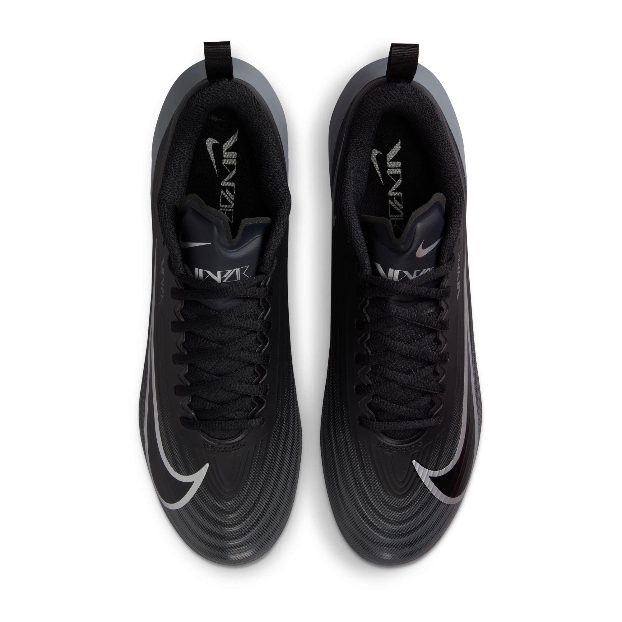 Nike Vapor Speed 3 "Black/Grey" Men's Football Cleat - BLACK/SILVER/GREY Thumbnail View 6