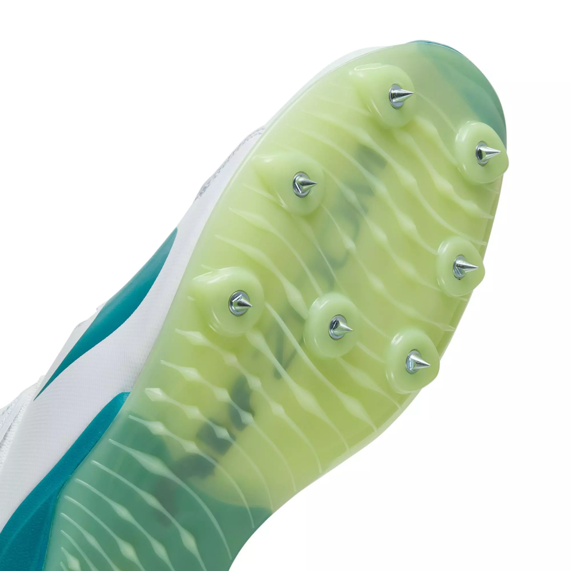 Nike Long Jump Elite "White/Bright Spruce/Barely Green" Unisex Track Spike - WHITE/GREEN
