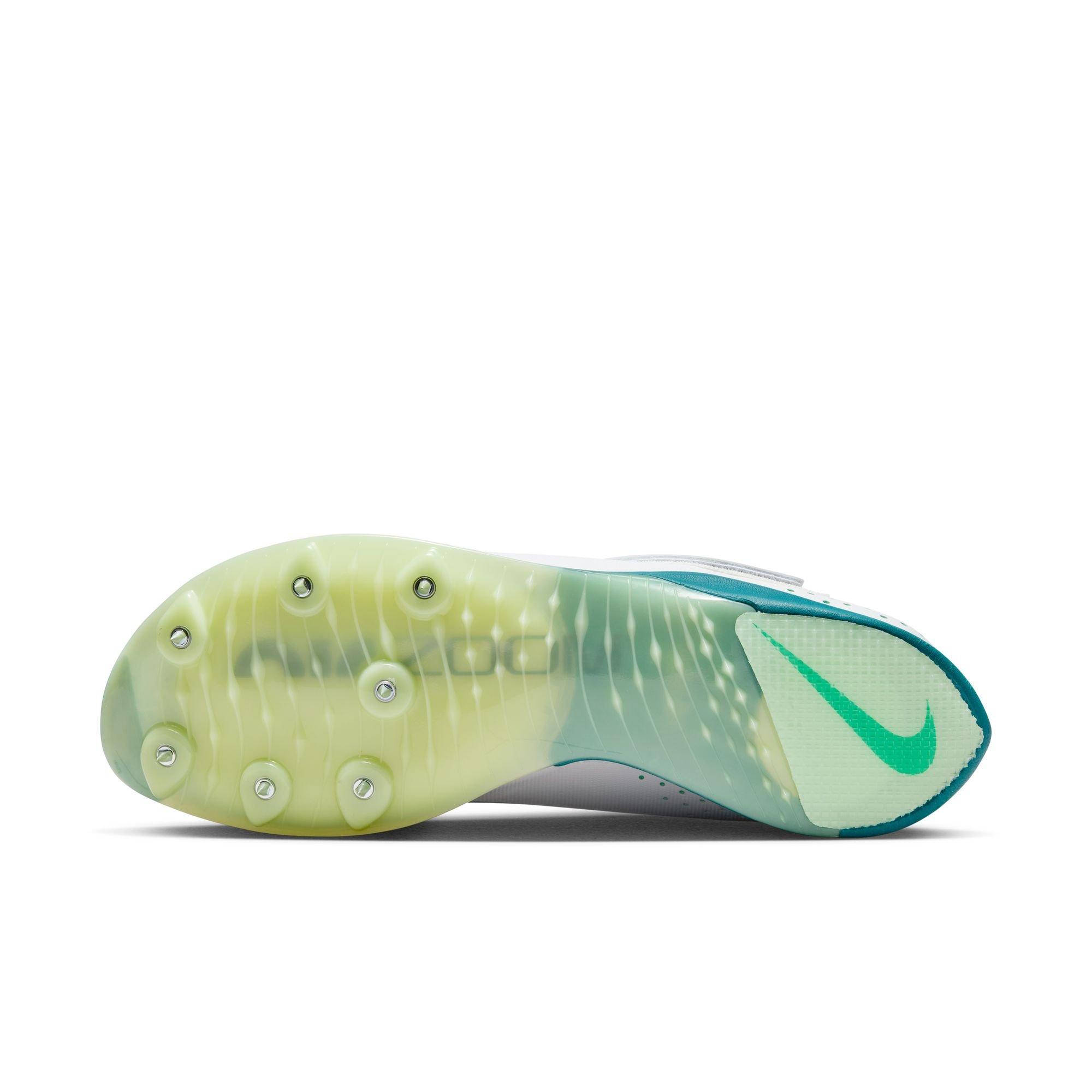 Nike High Jump Elite Track Spikes Mens 9 9.5 10 White Green Bright Spruce Amazon.com: Elite High Jump Unisex (100 - White/Bright  main image 4