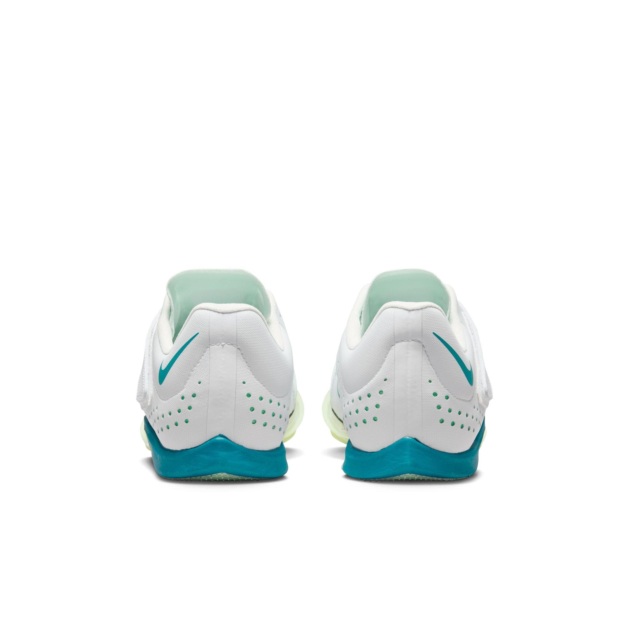 Nike Long Jump Elite "White/Bright Spruce/Barely Green" Unisex Track Spike - WHITE/GREEN Thumbnail View 9