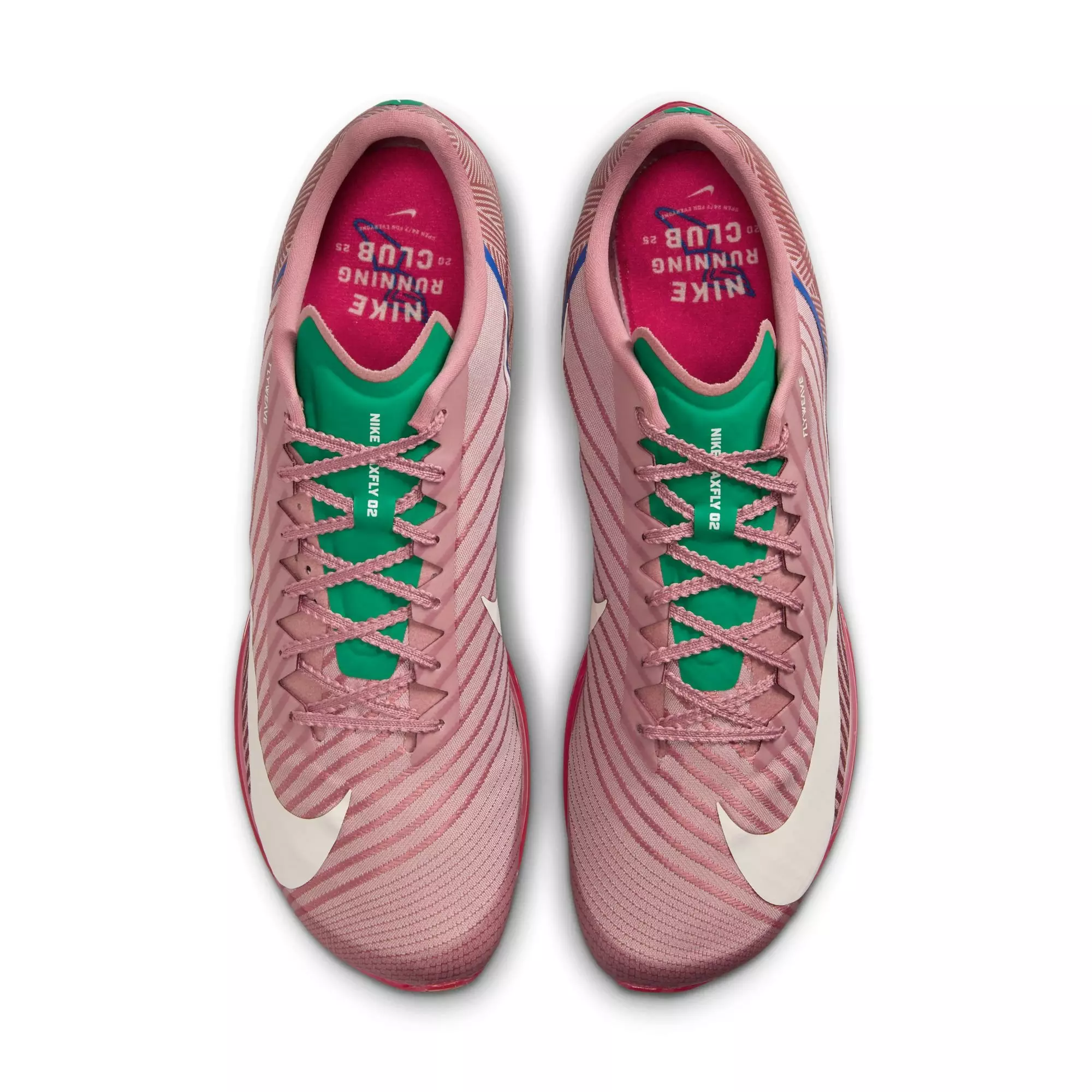 Nike Maxfly 2 Sprinting "Red Stardust/Pale Ivory/Red Sepia" Unisex Track Spike - CREAM/RED