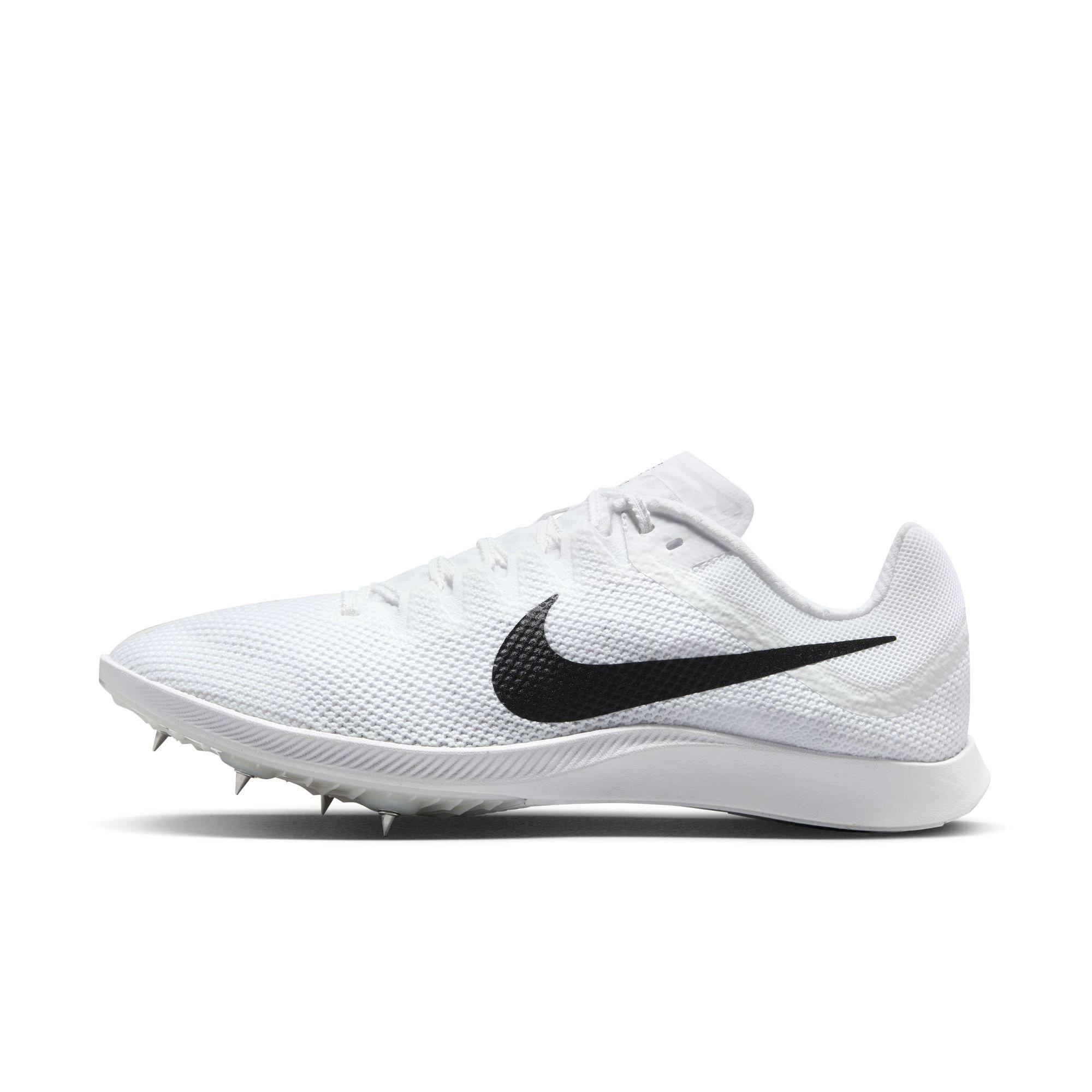 Nike Rival Distance "White/Black/Metallic Silver" Unisex Track Spike - WHITE/BLACK/SILVER Thumbnail View 3