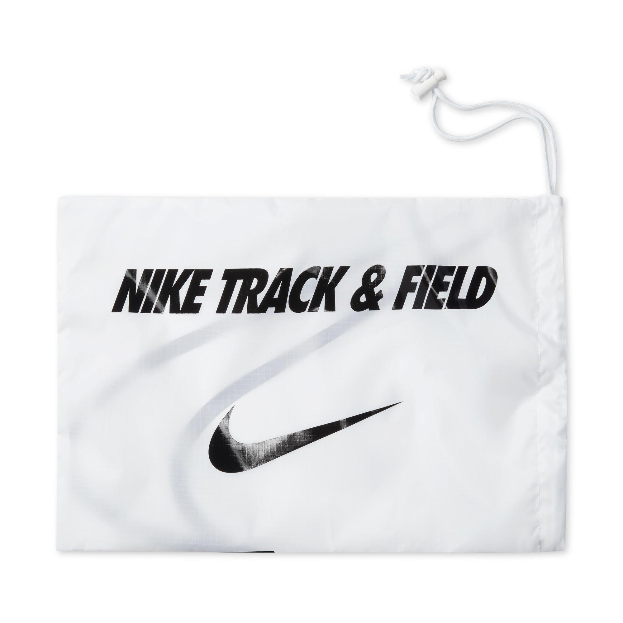 Nike Rival Distance "White/Black/Metallic Silver" Unisex Track Spike - WHITE/BLACK/SILVER Thumbnail View 14