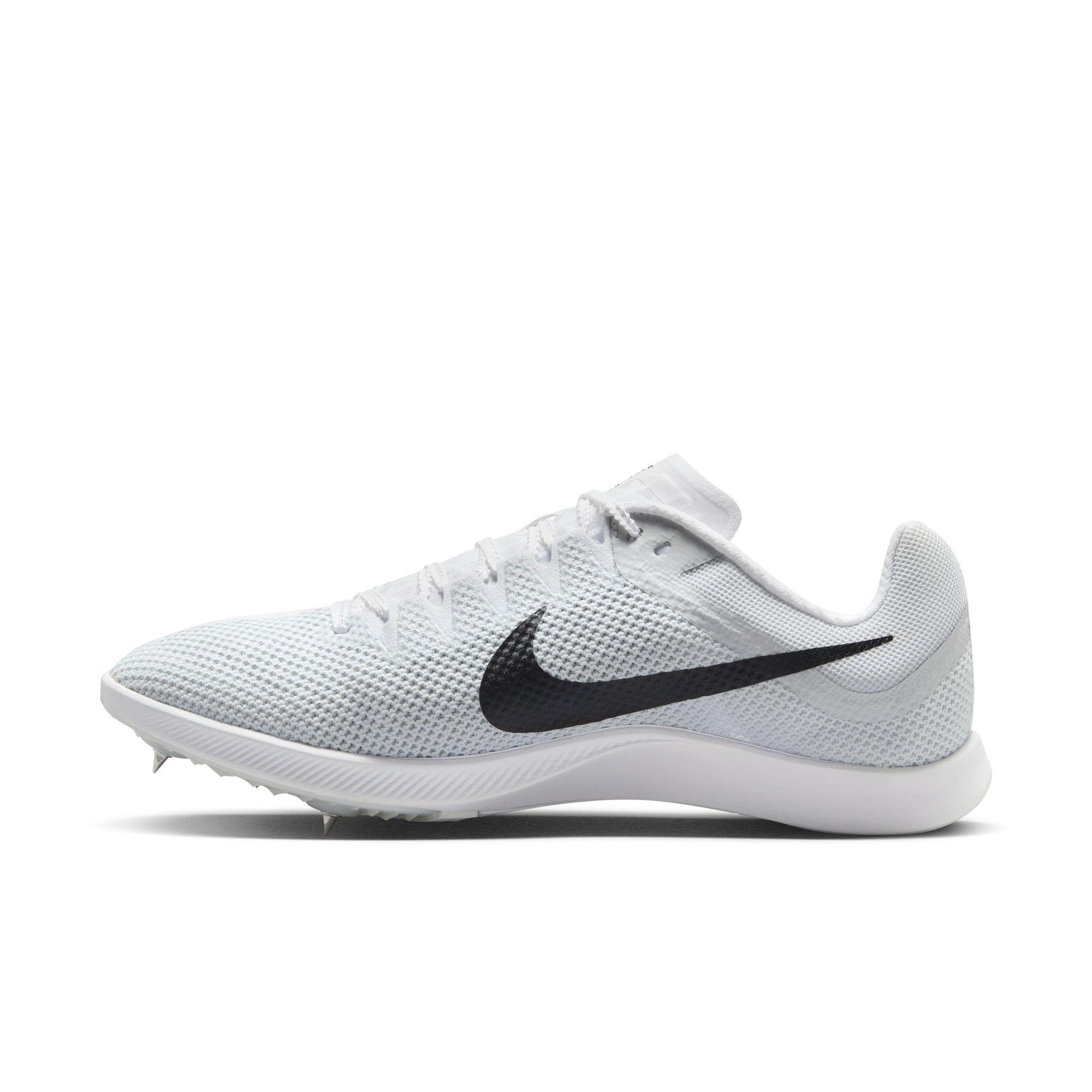 Nike Rival Distance "White/Black/Metallic Silver" Unisex Track Spike - WHITE/BLACK/SILVER Thumbnail View 4