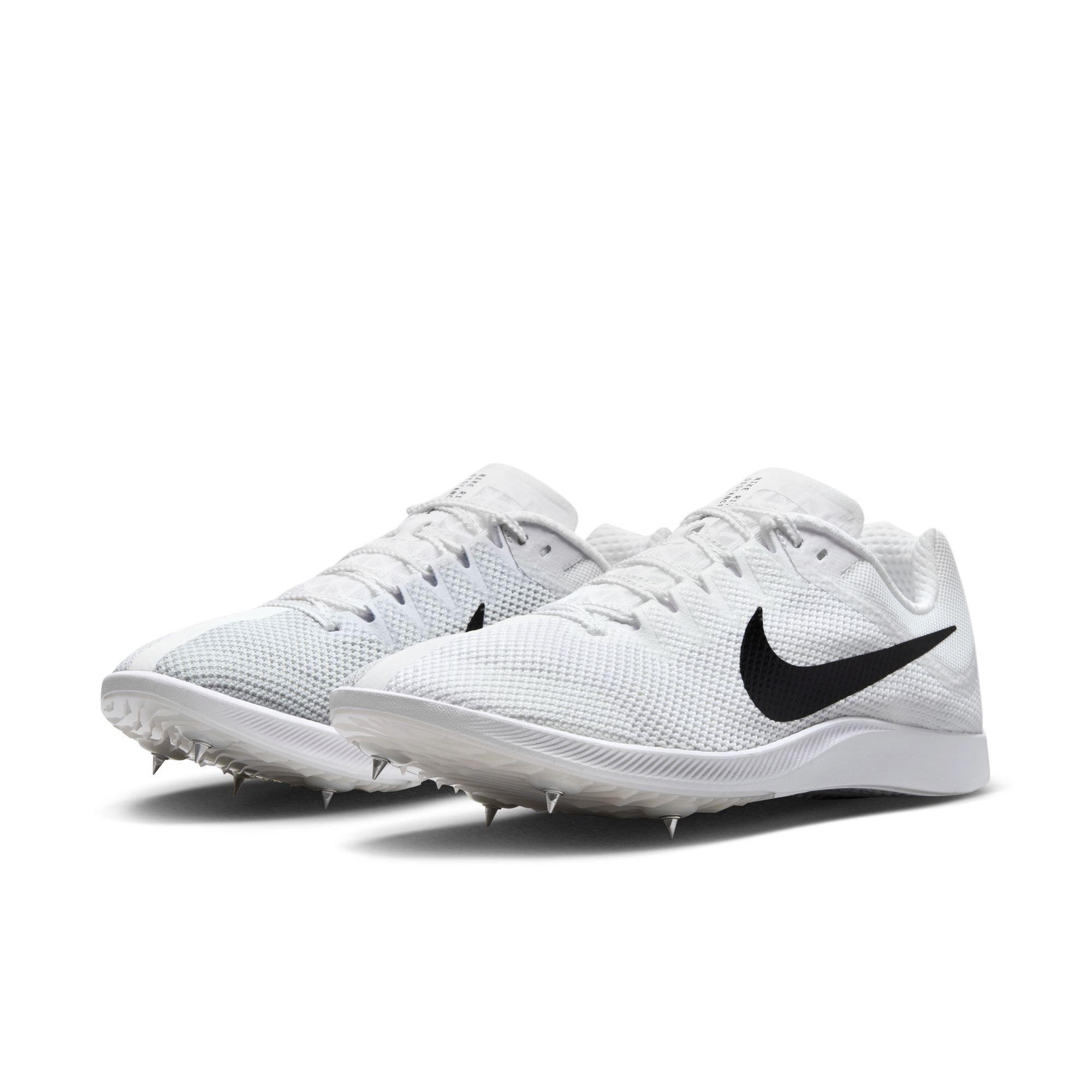 Nike Rival Distance "White/Black/Metallic Silver" Unisex Track Spike - WHITE/BLACK/SILVER Thumbnail View 5