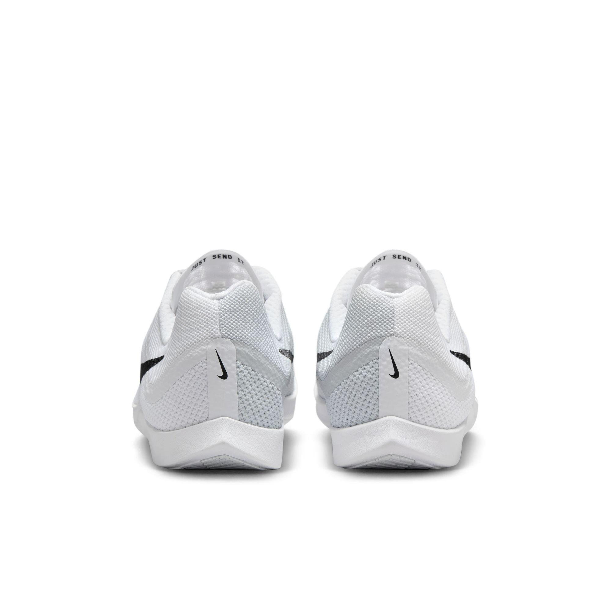 Nike Rival Distance "White/Black/Metallic Silver" Unisex Track Spike - WHITE/BLACK/SILVER Thumbnail View 7