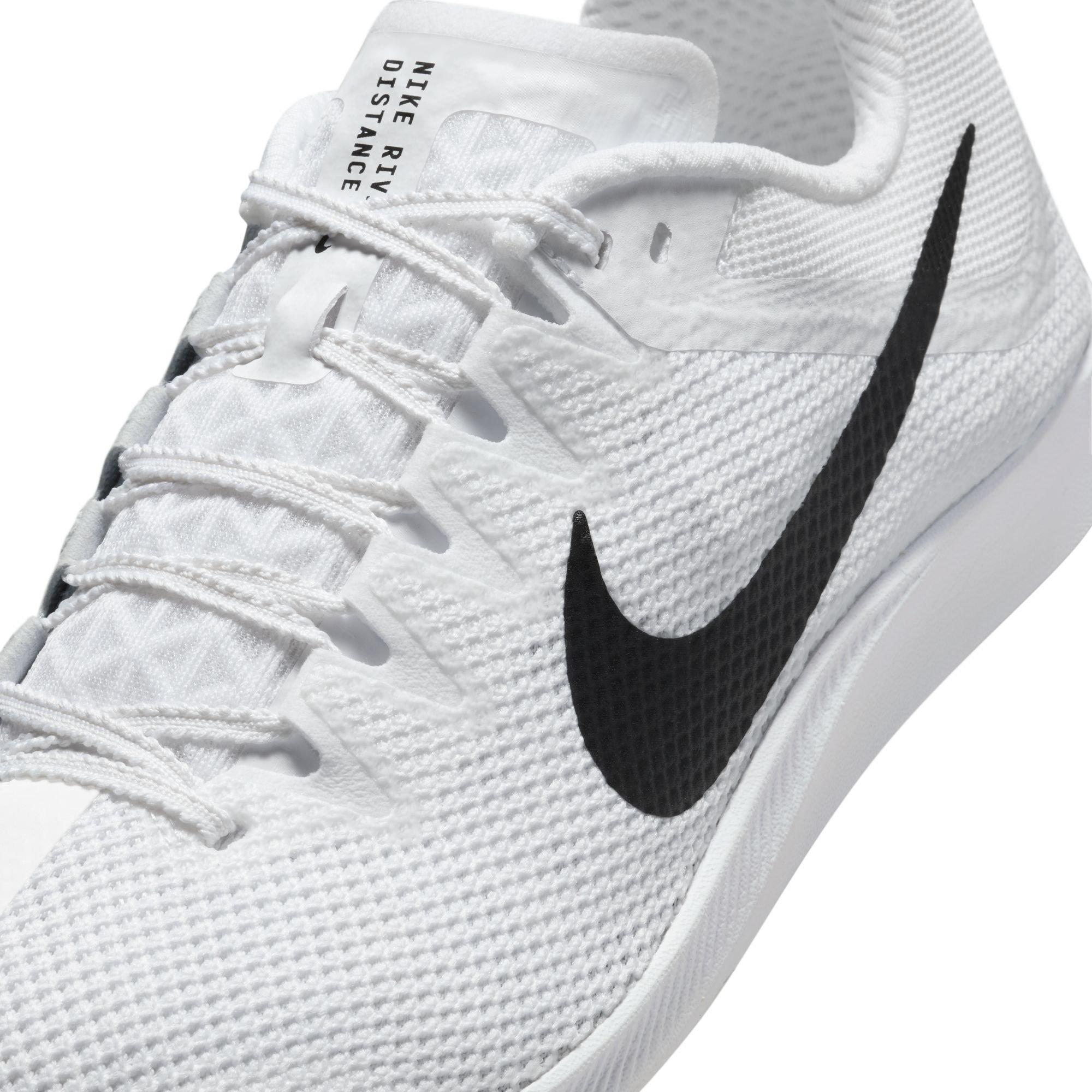 Nike Rival Distance "White/Black/Metallic Silver" Unisex Track Spike - WHITE/BLACK/SILVER Thumbnail View 10