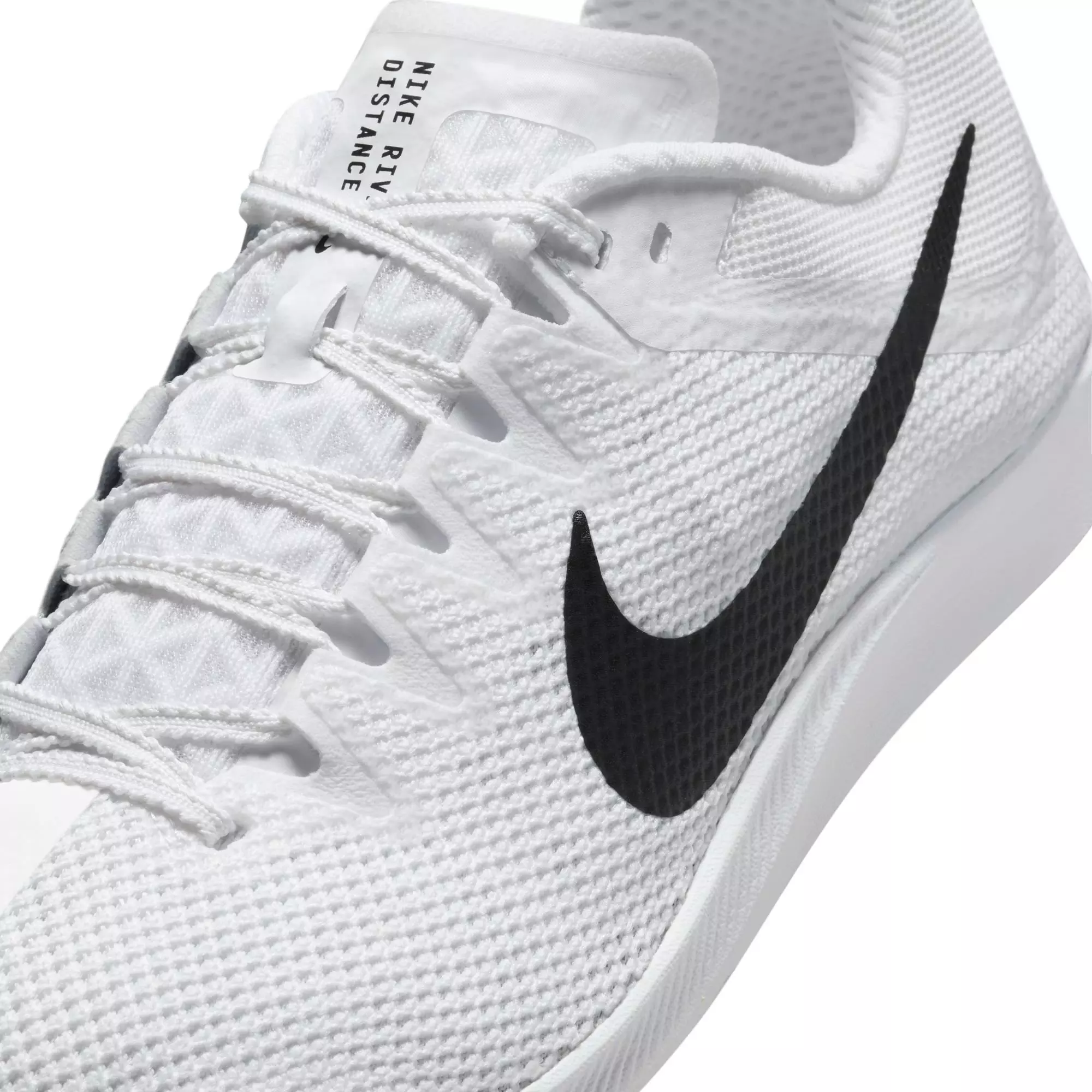 Nike Rival Distance "White/Black/Metallic Silver" Unisex Track Spike - WHITE/BLACK/SILVER