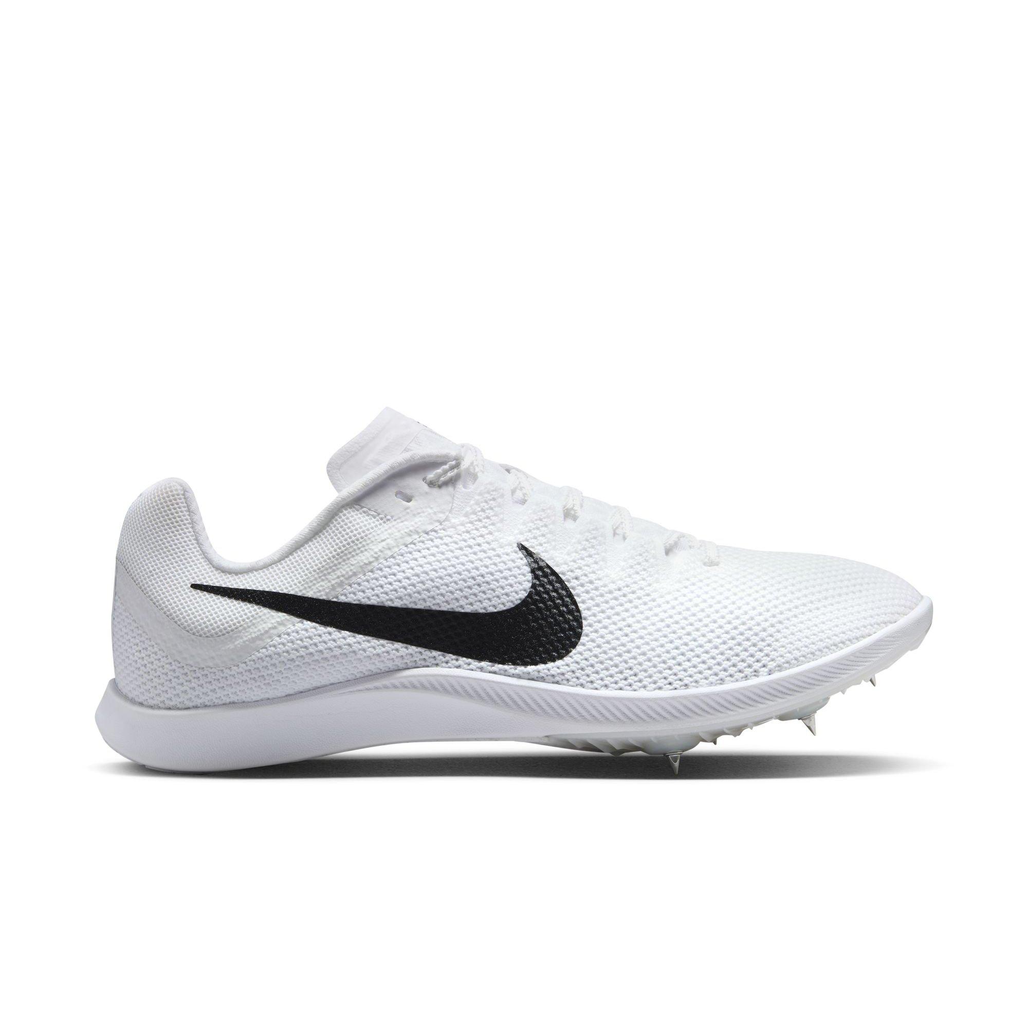 Nike Rival Distance "White/Black/Metallic Silver" Unisex Track Spike - WHITE/BLACK/SILVER Thumbnail View 1