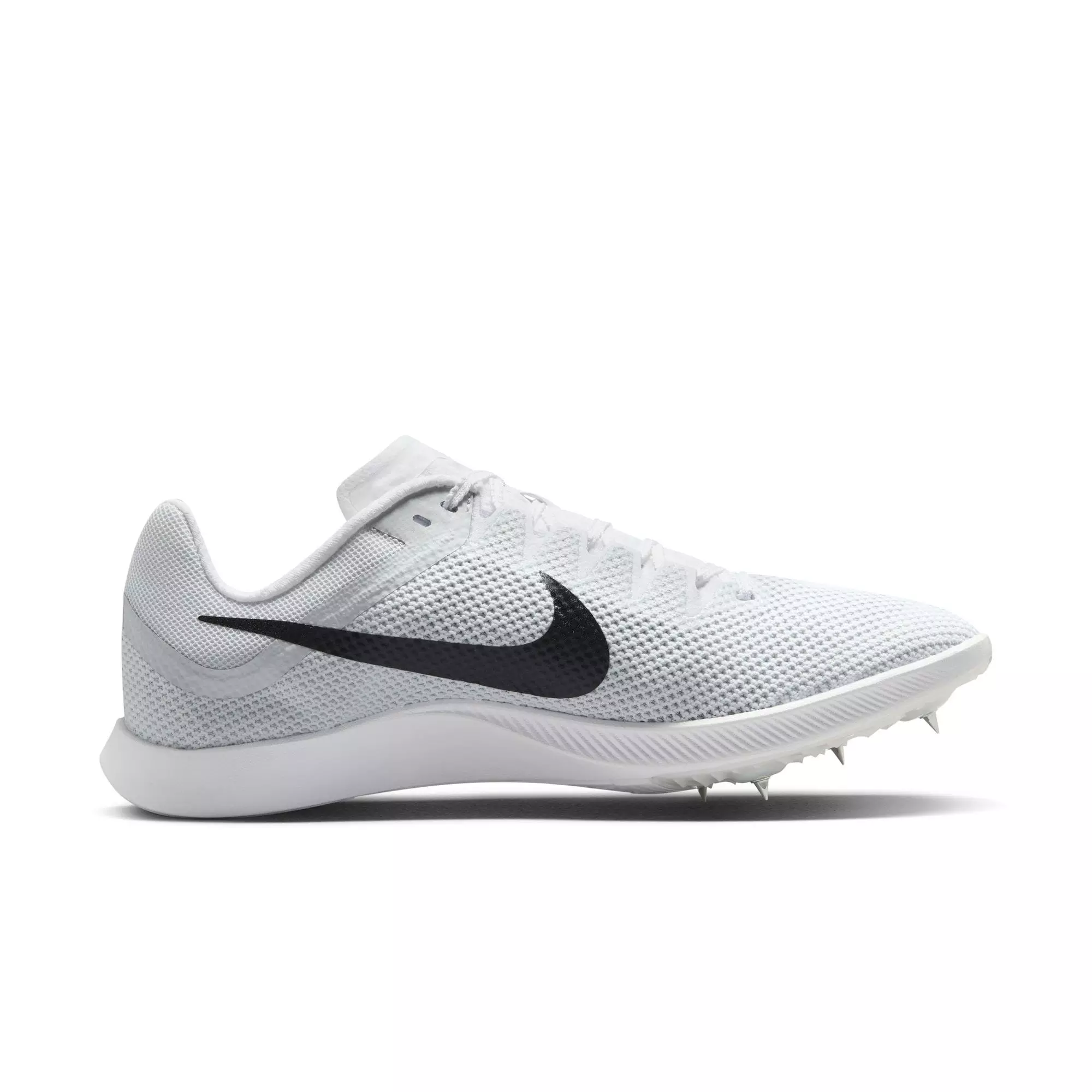 Nike Rival Distance "White/Black/Metallic Silver" Unisex Track Spike - WHITE/BLACK/SILVER