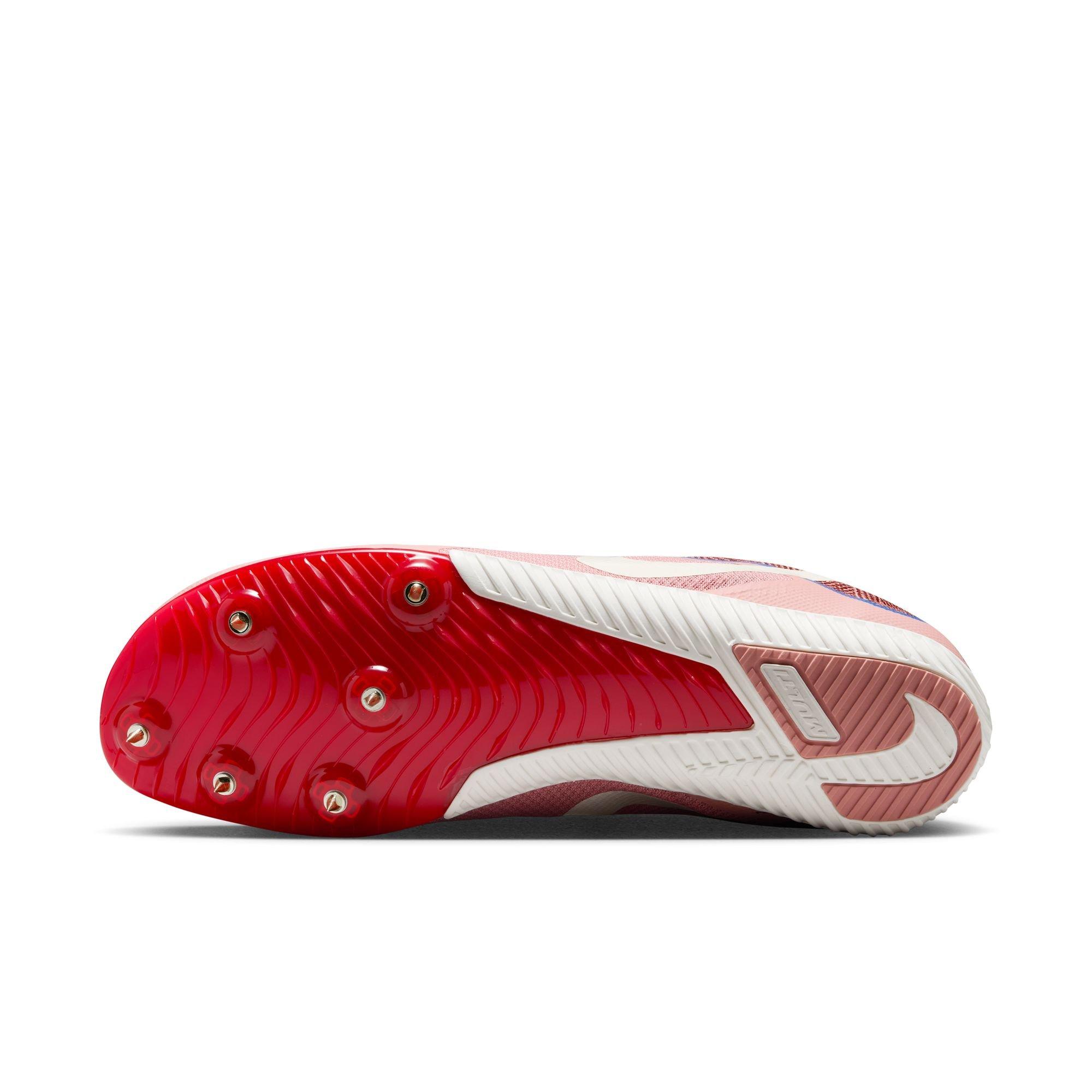 Nike Zoom Rival Multi-Event ALL "Red Stardust/Pale Ivory/Malachite" Unisex Track Spike - CREAM/RED Thumbnail View 8
