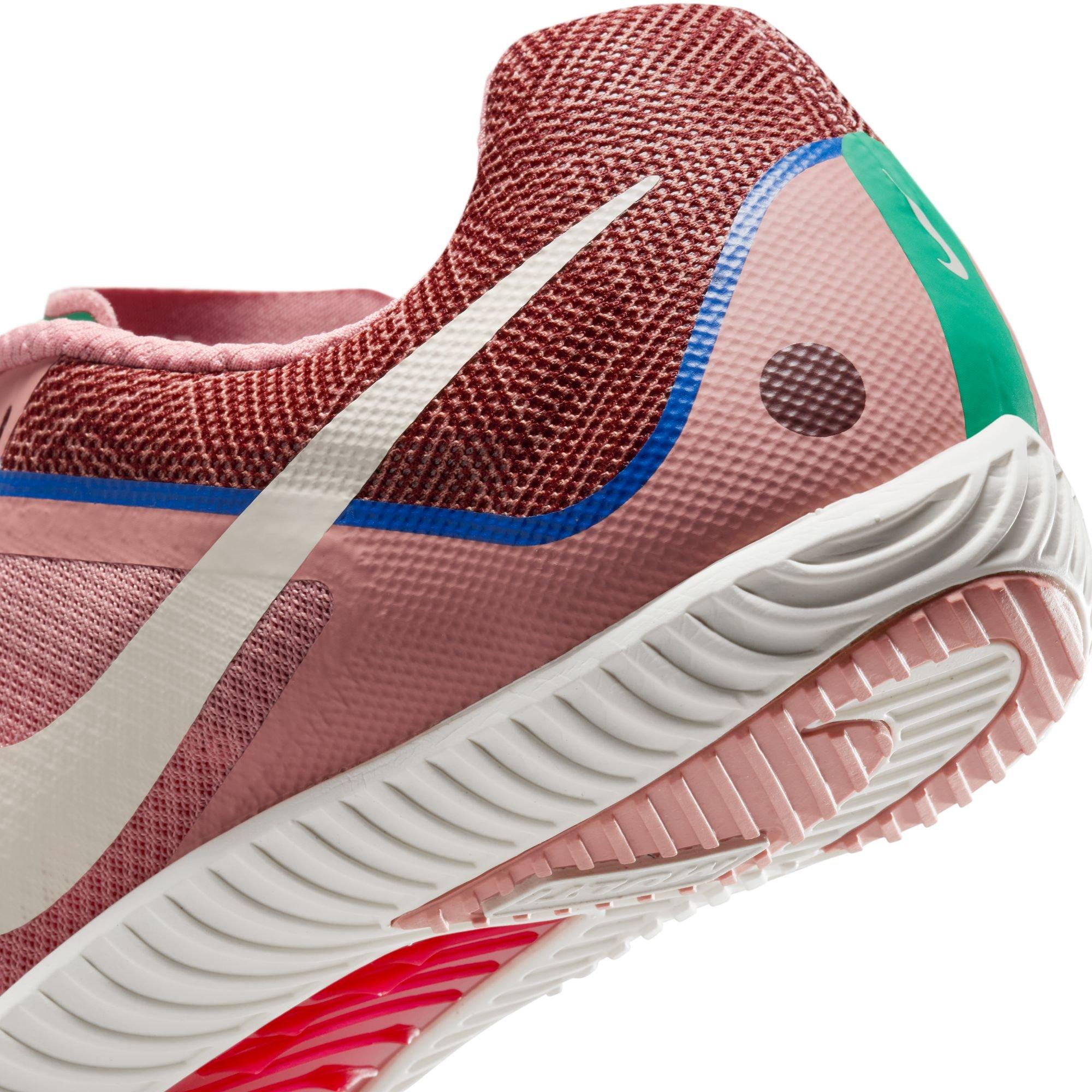 Nike Zoom Rival Multi-Event ALL "Red Stardust/Pale Ivory/Malachite" Unisex Track Spike - CREAM/RED Thumbnail View 11
